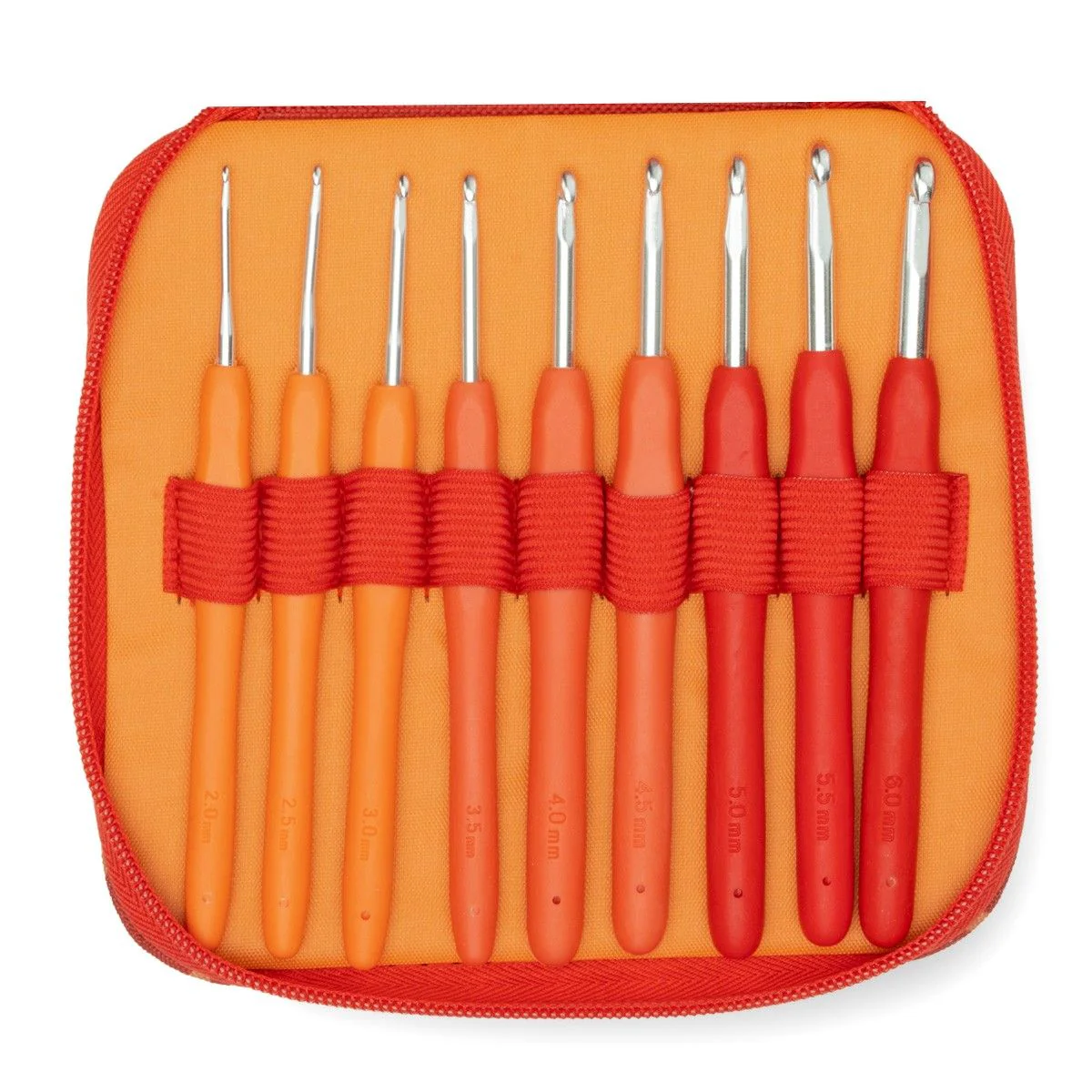 Easy Touch Crochet Hook Set - Berry - 9 sizes