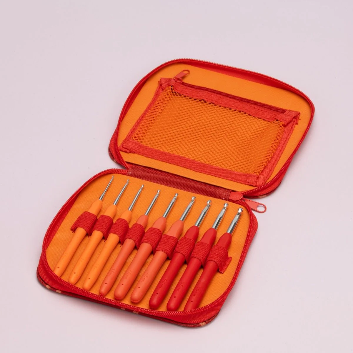 Easy Touch Crochet Hook Set - Berry - 9 sizes