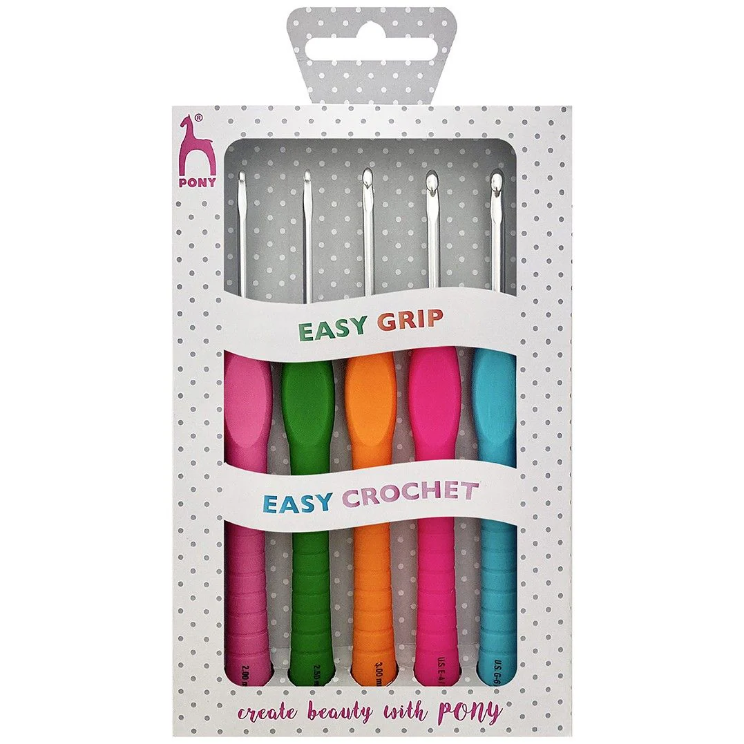 Easy Grip Crochet Hook Set