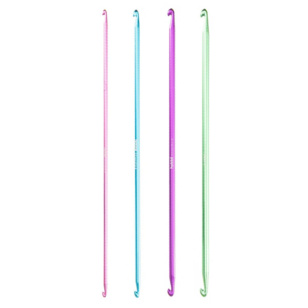 Alu Double Ended Tunisian Crochet Hook Set - 28 cm