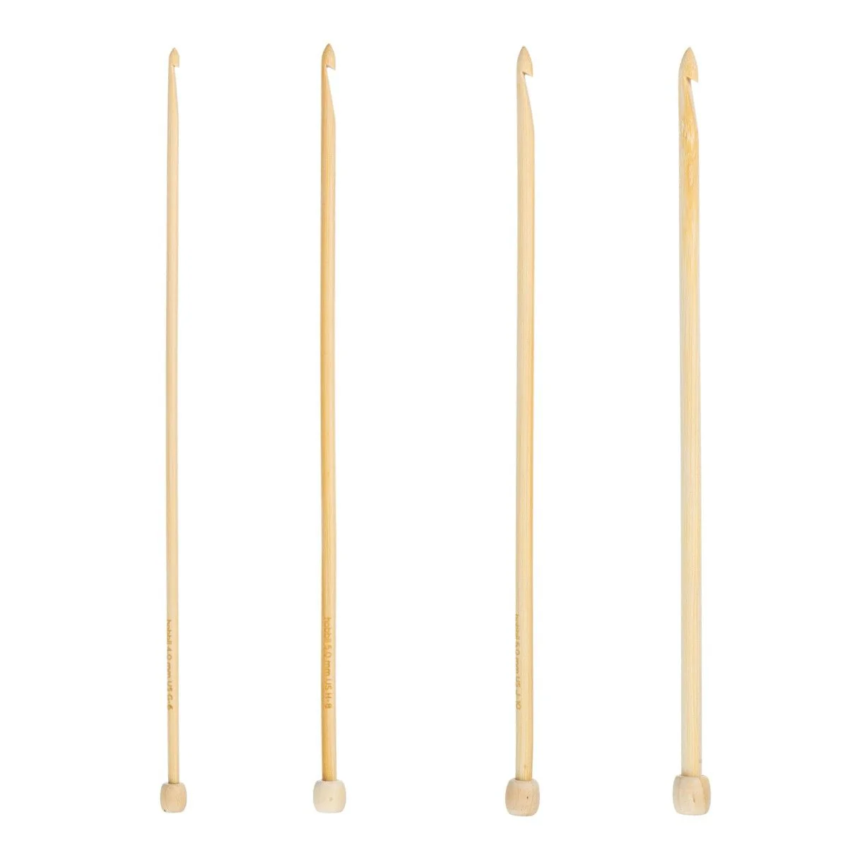 Bamboo Tunisian Crochet Hook Set - 25 cm (9.8 in)