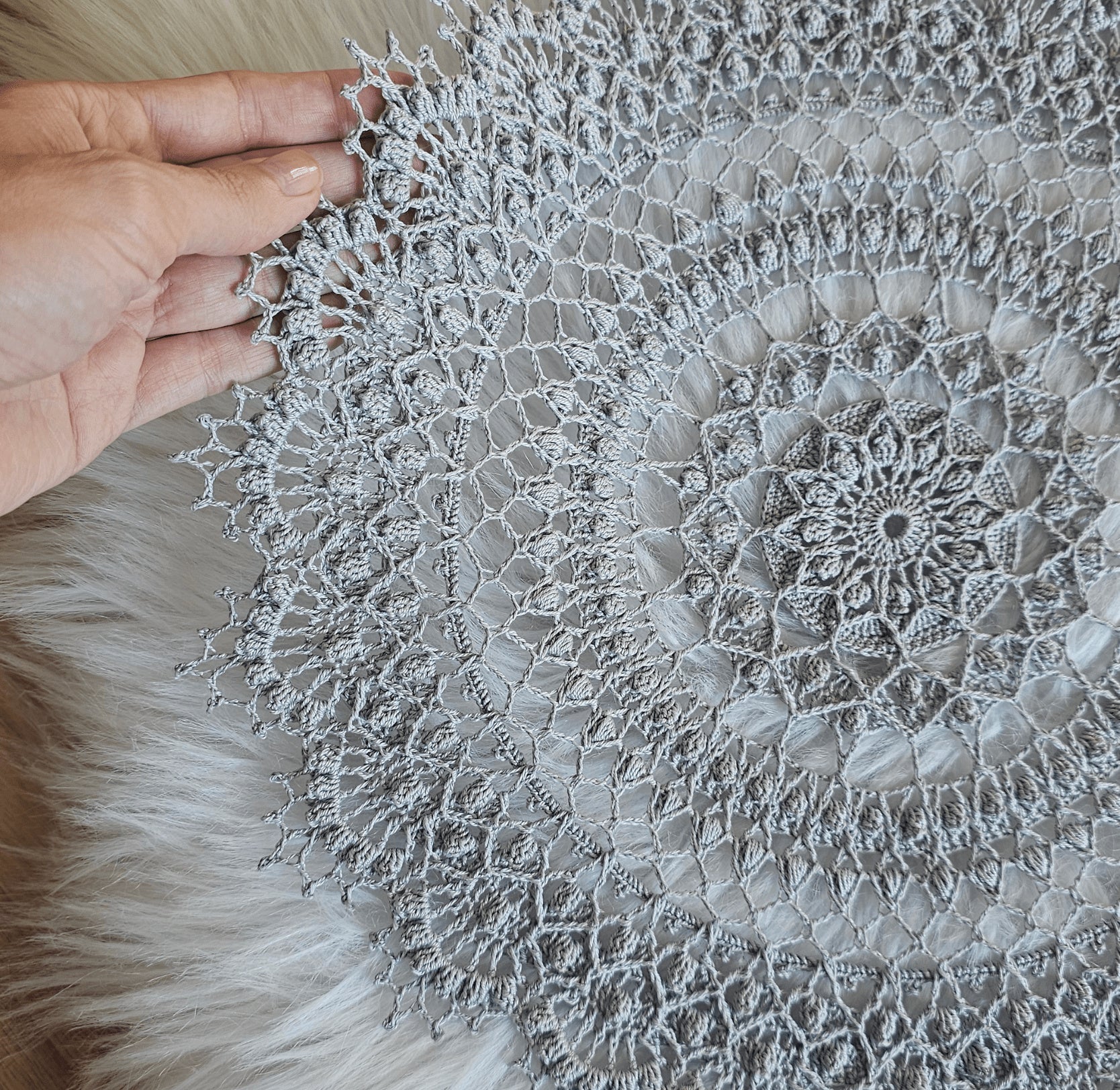 Amelie Textured Mandala - Doily