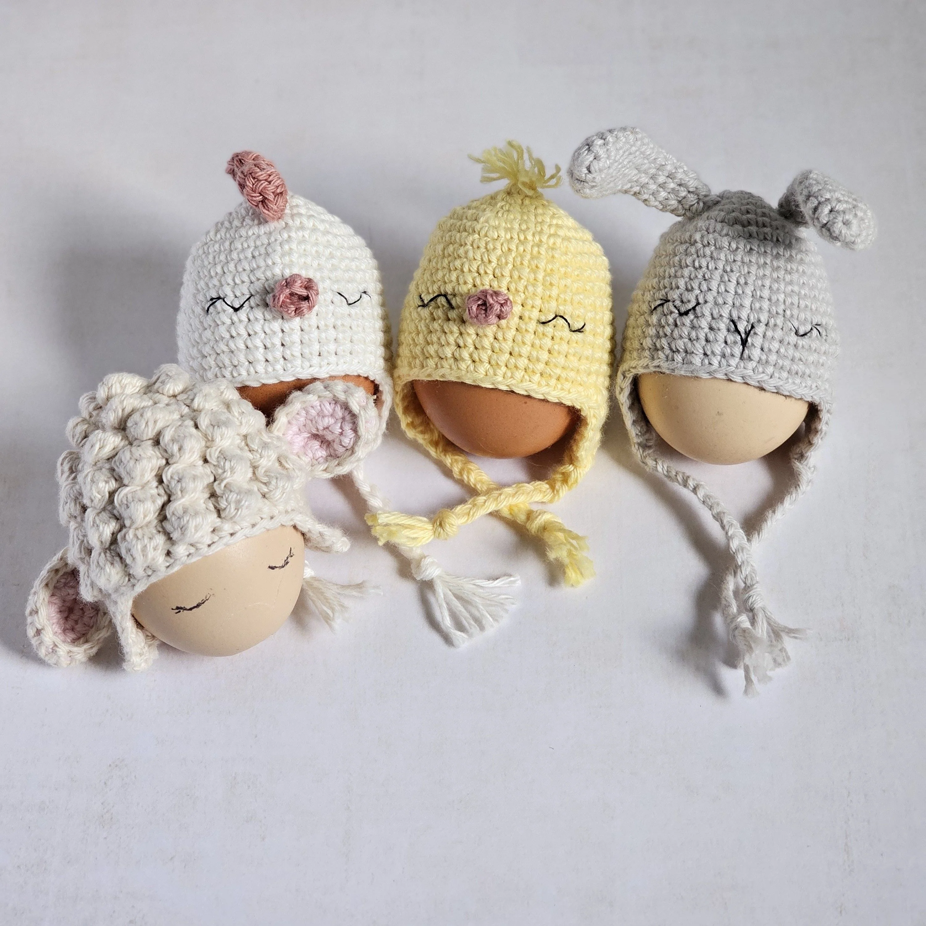 Cozy Egg Hats - Easter Decor