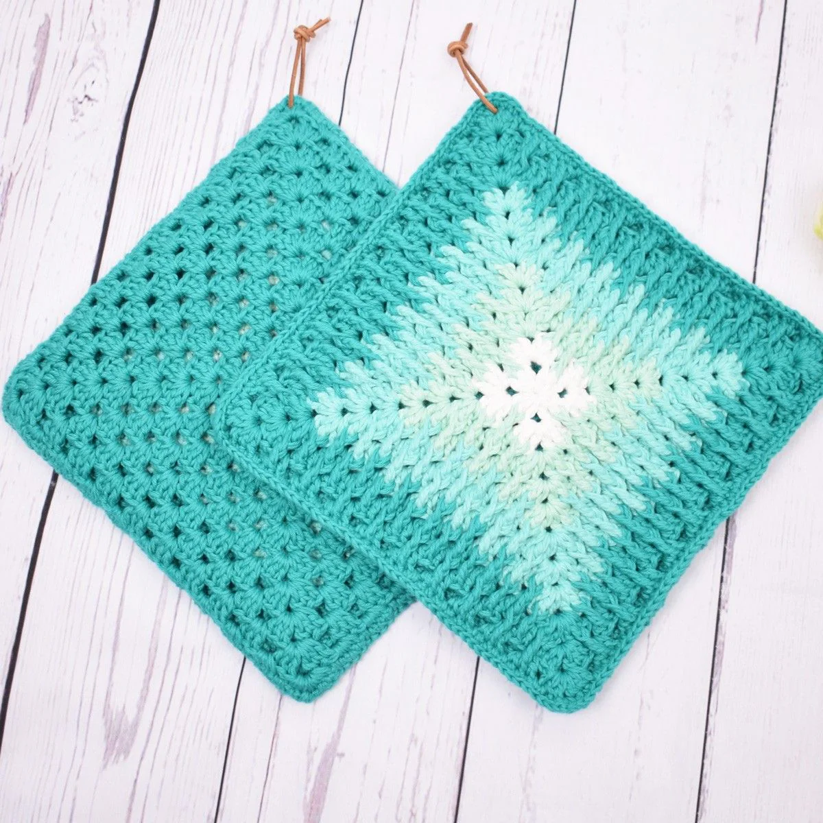 Mosaic Granny Potholders - Mix