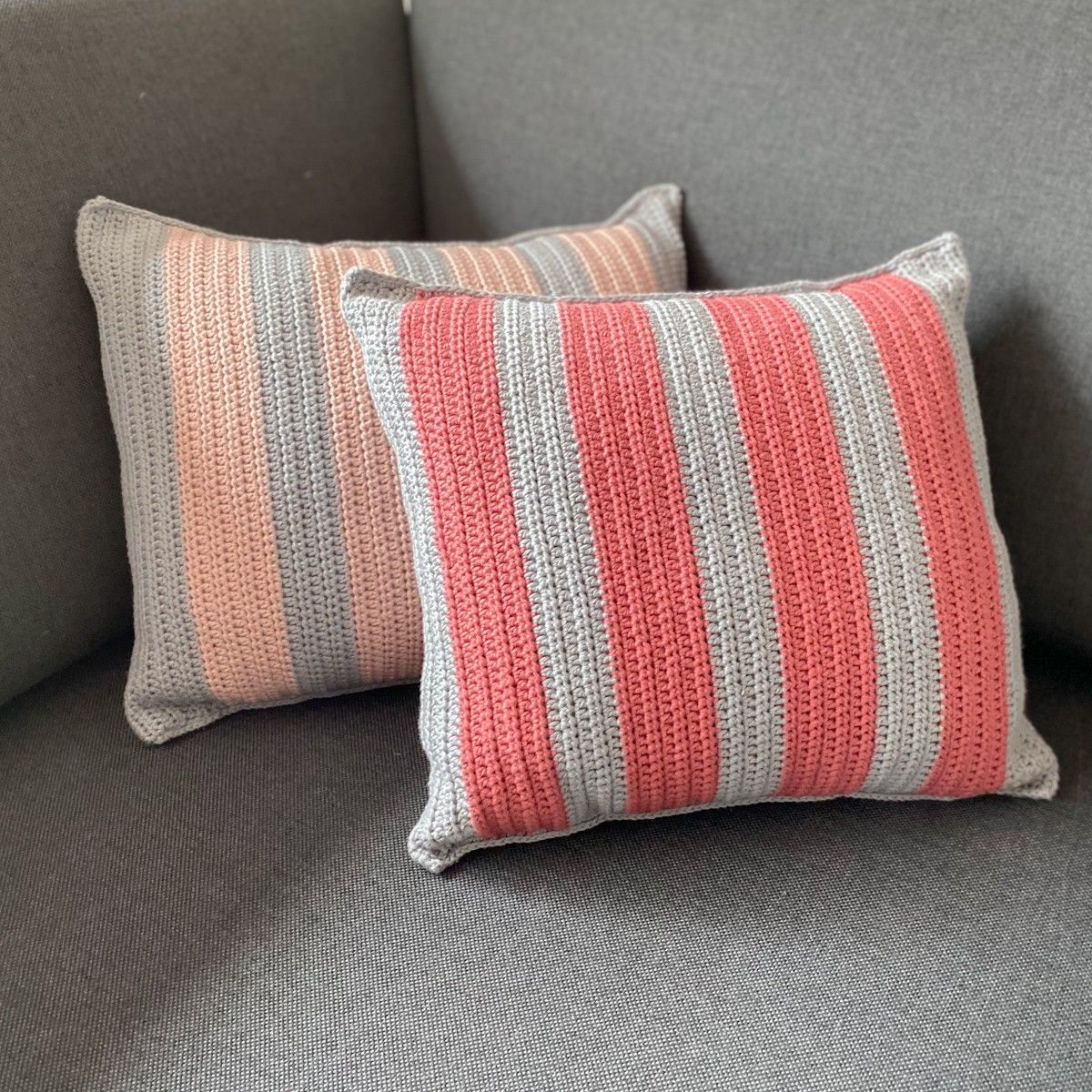 Cotton Stripes Pillow â Square