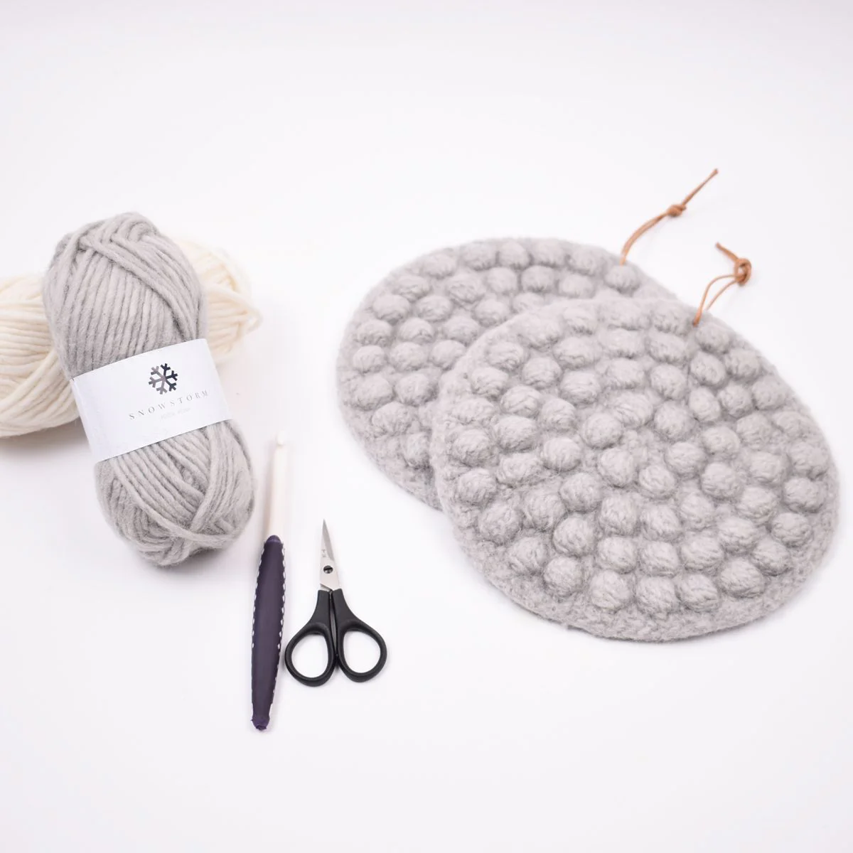 Pot holders with bubbles