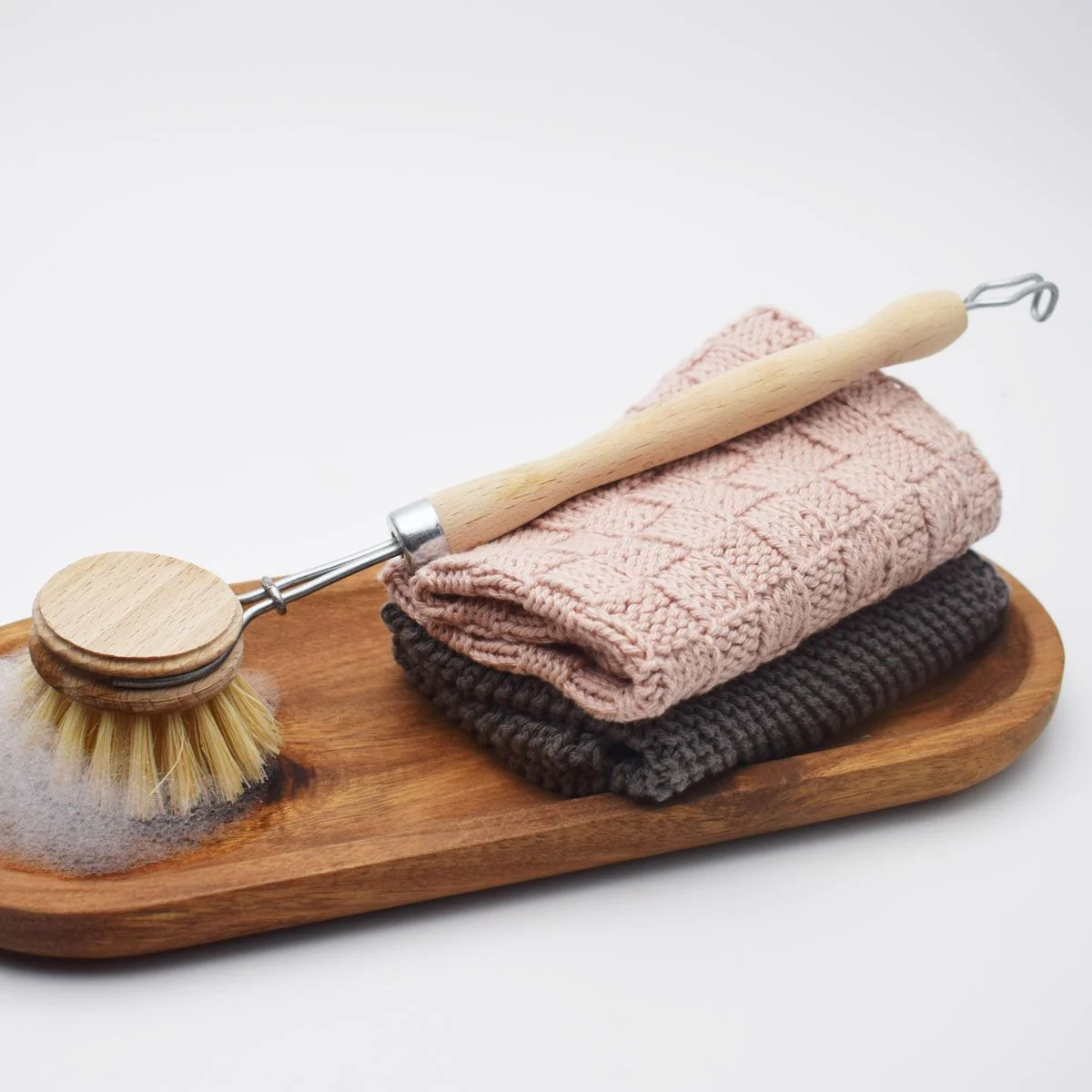Knit Dishcloth - Basket Stitch