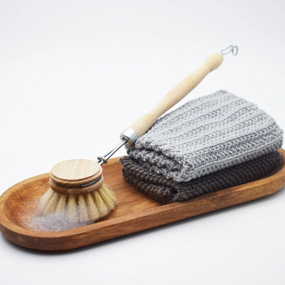 Knit Dishcloth - Rib stitch