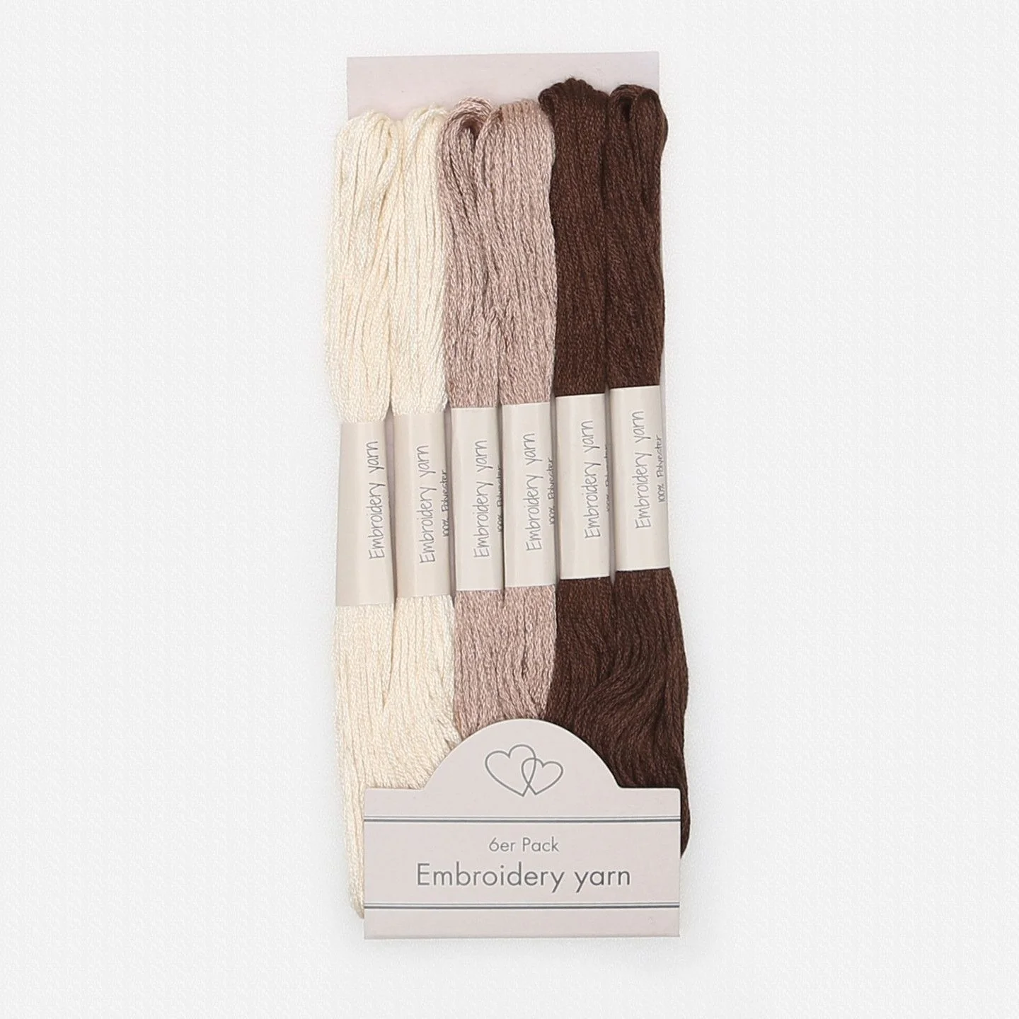 Embroidery Yarns 6-pack