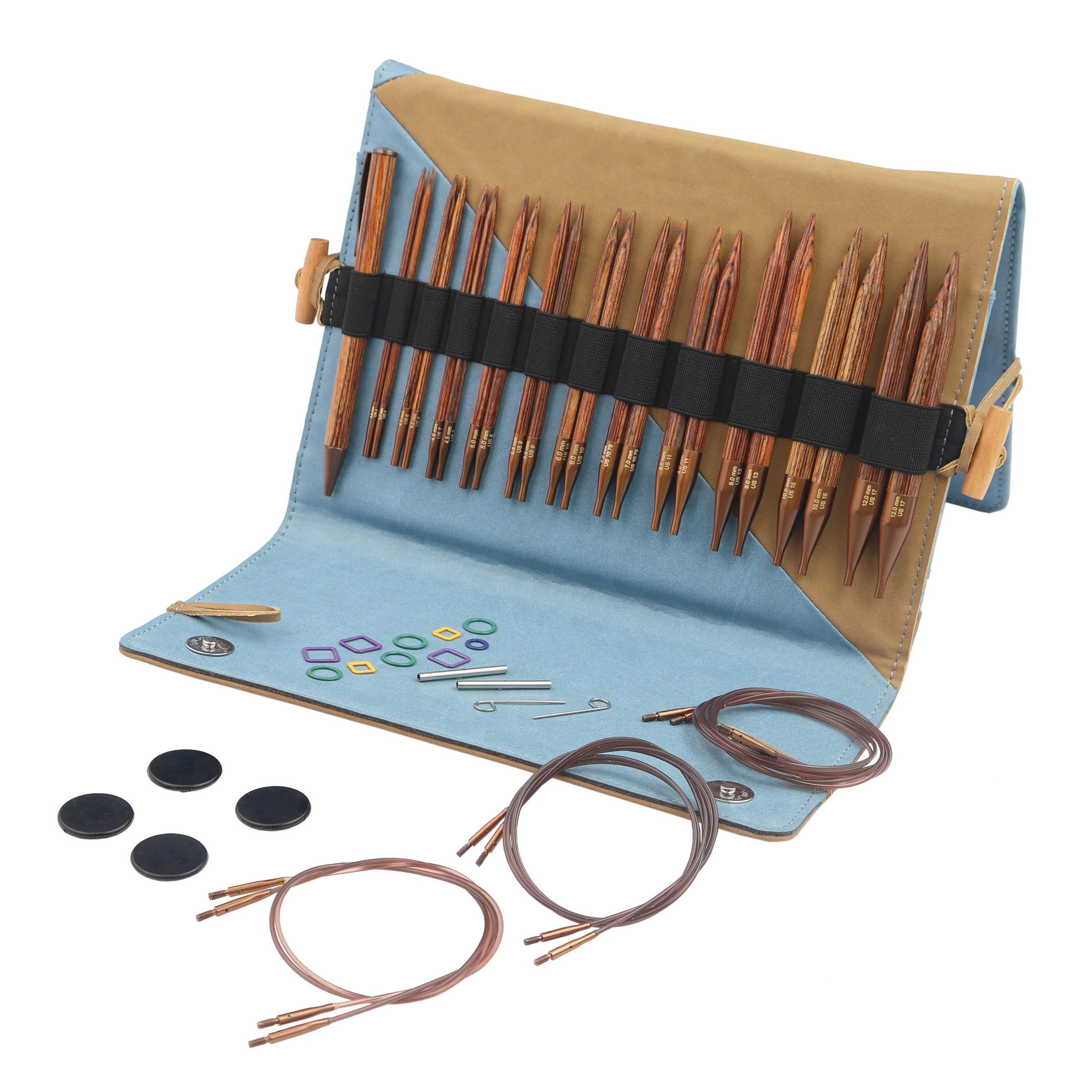 Ginger Regal  â Interchangeable Circular Needle Set - Birch
