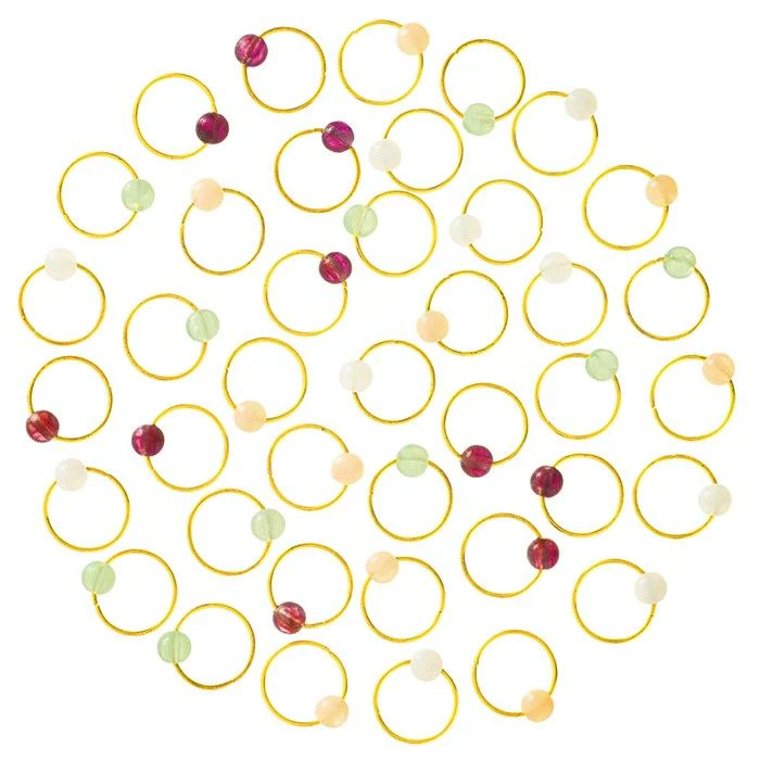 Stitch Markers with Beads