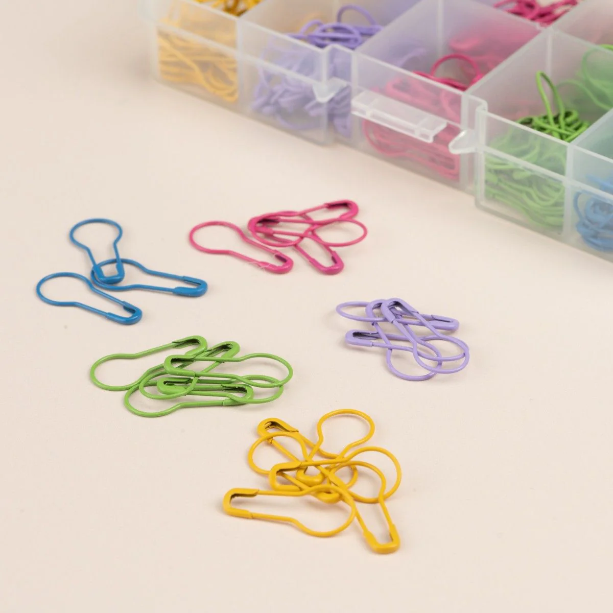 Box of Stitch Markers - Metal