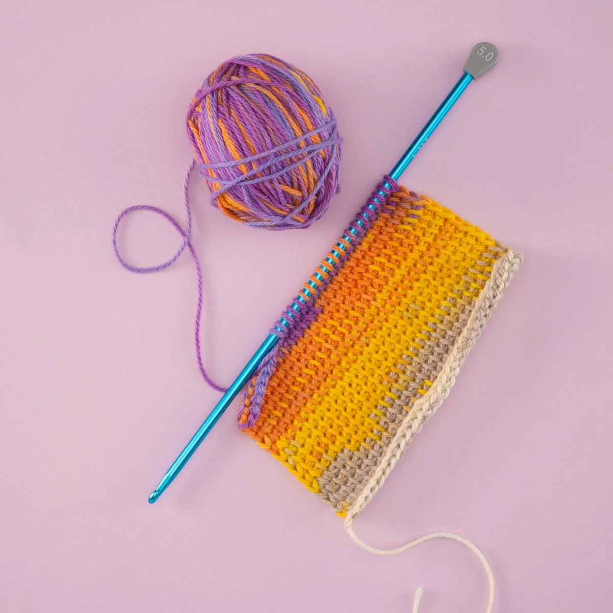 Alu Tunisian Crochet Hook - 27 cm (10.6 in)