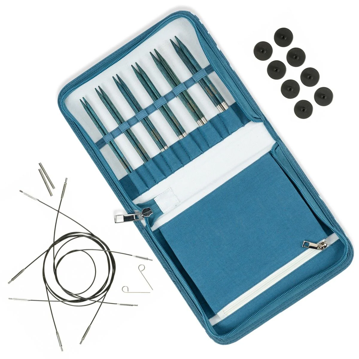 Betula Interchangeable Circular Needle Set Essential - Cerulean