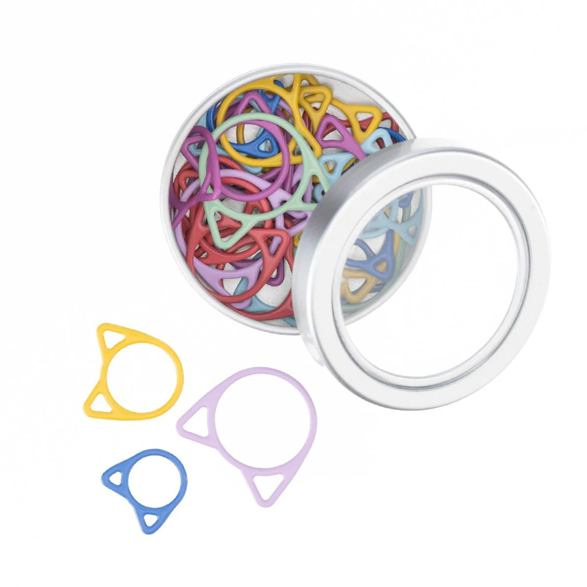 Metal Stitch Markers - Cat - Multi Size