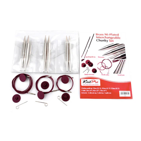 Nova Metal Interchangeable Circular Needles Set