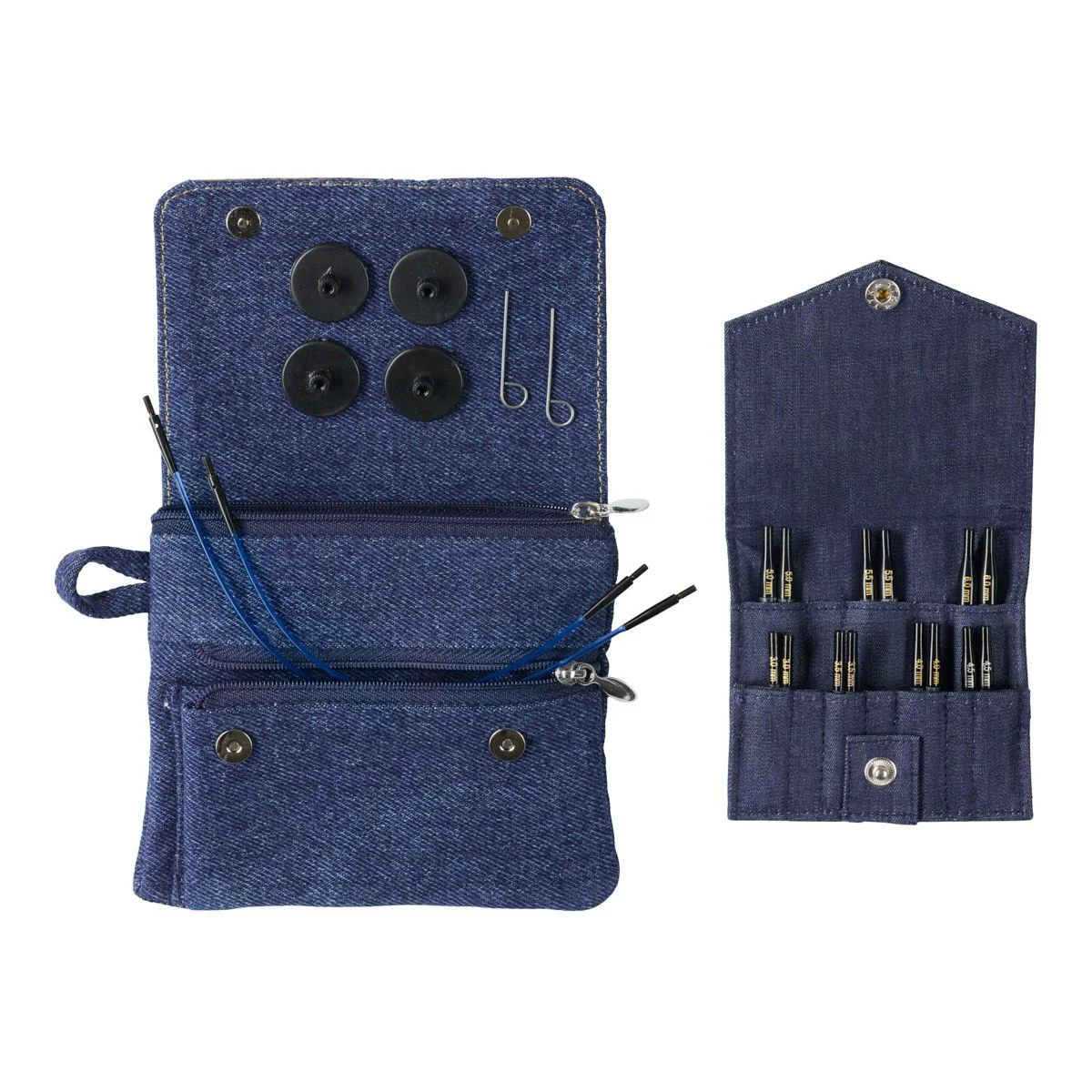 DENIM Extra Short Interchangeable Circular Needle Set