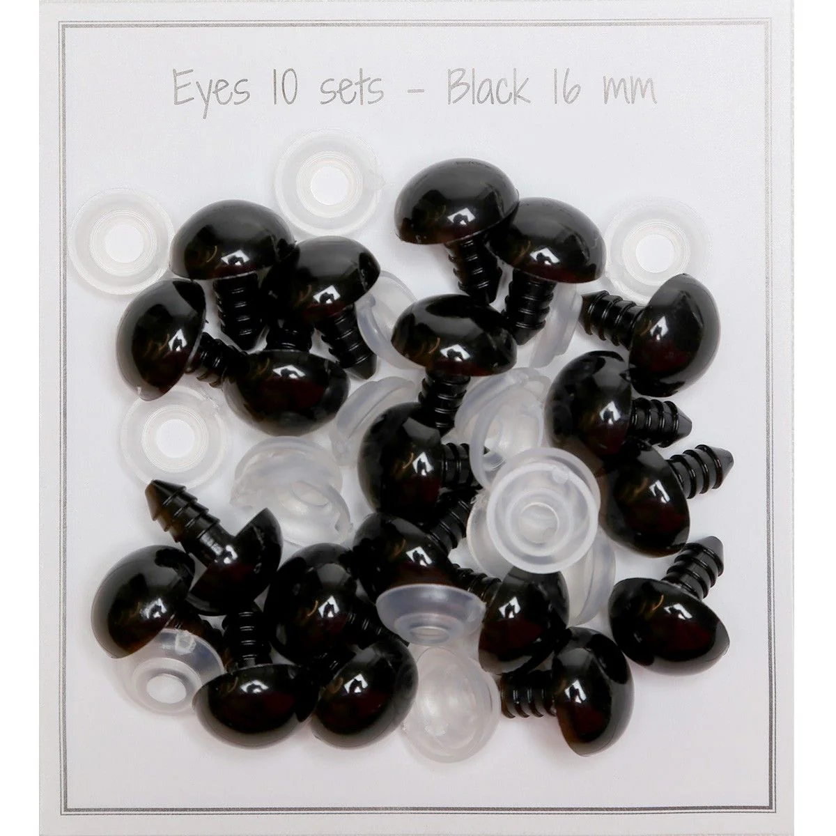 Safety eyes - 16 mm (0.63 in)