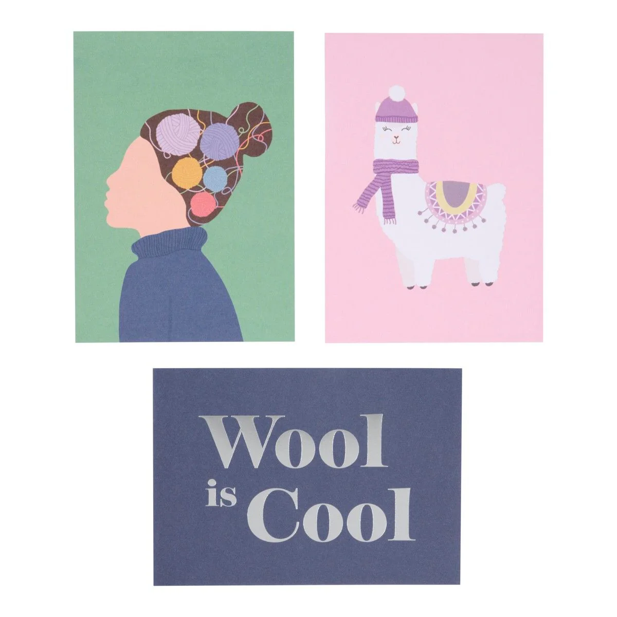 Postcards - 6 pcs. - Wool Is Cool