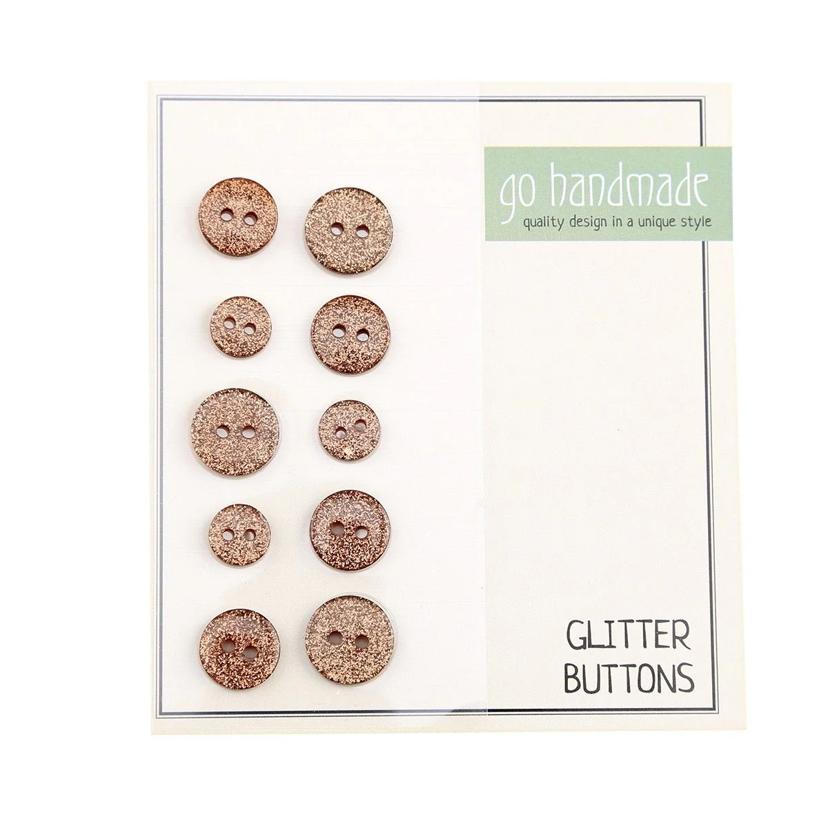 Glitter Buttons