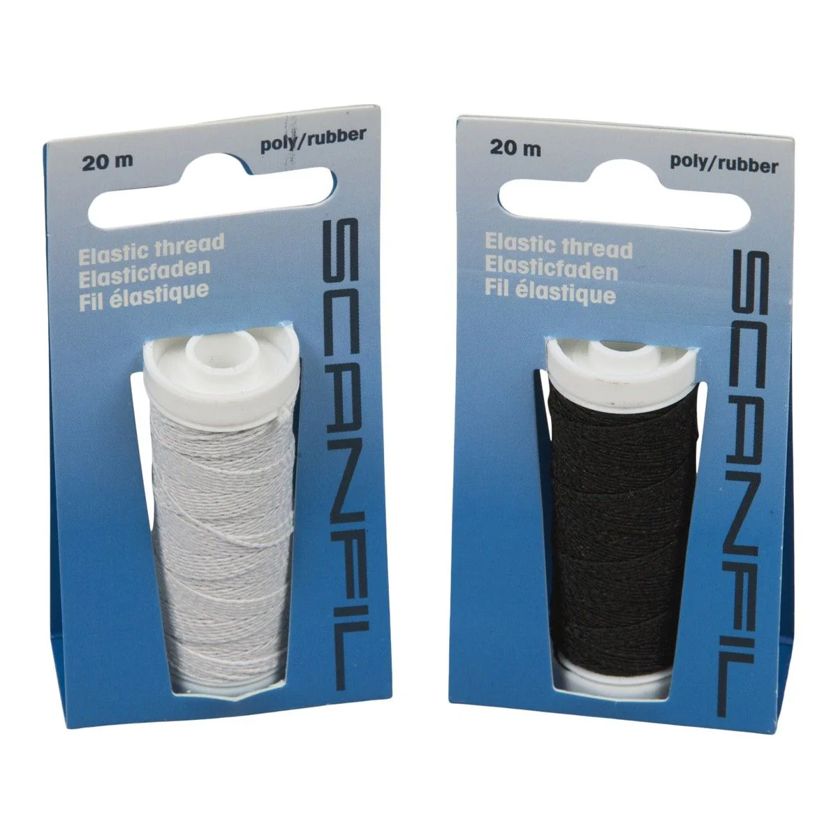 Scanfil Elastic Thread - White - 20 meters
