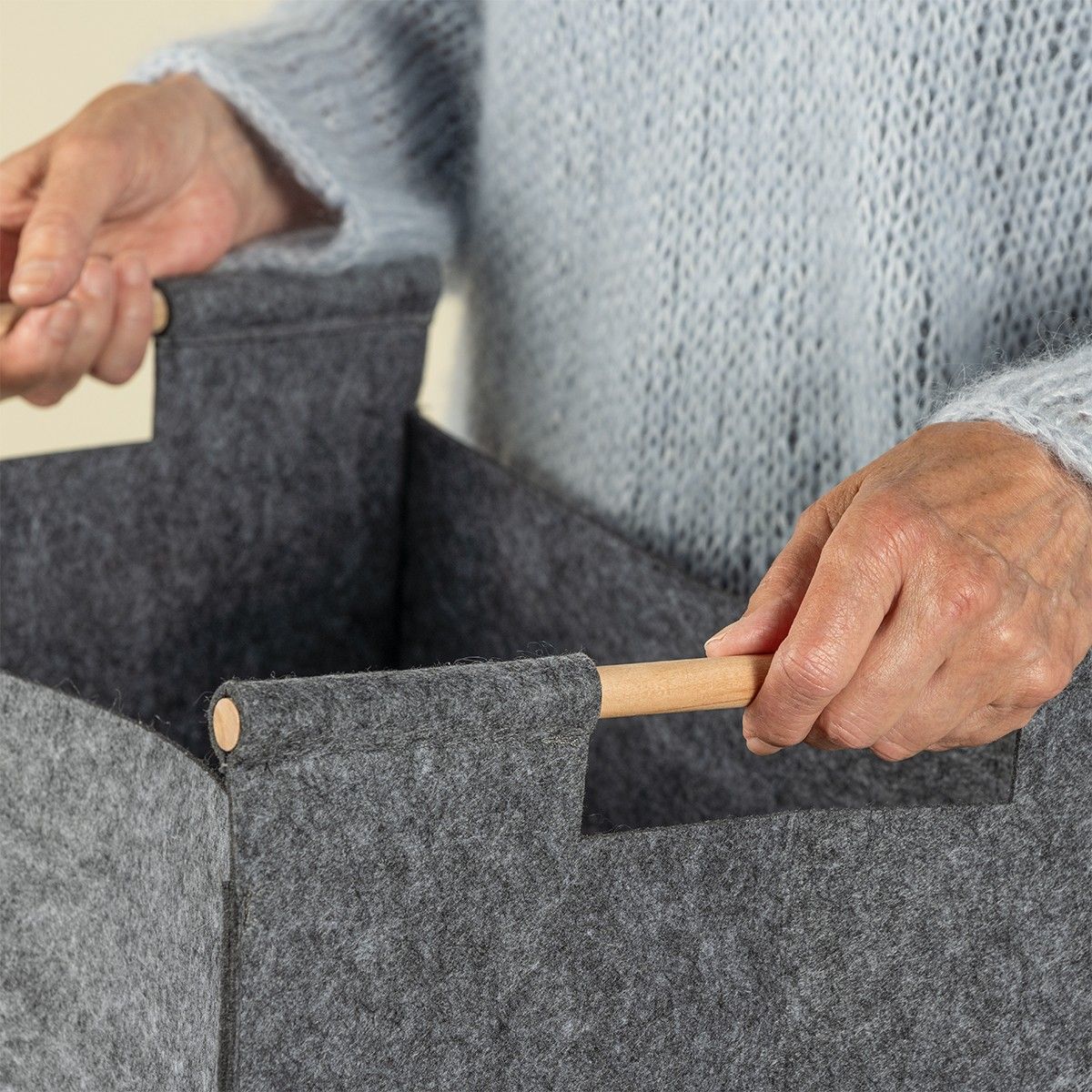 Large Felt Basket