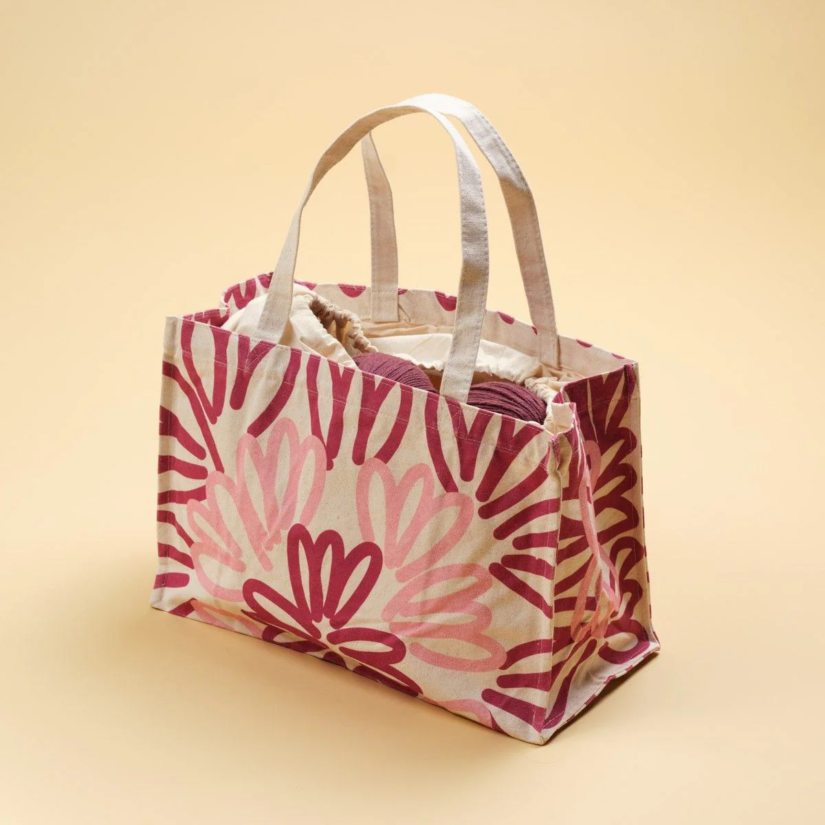 Canvas Drawstring Shopper