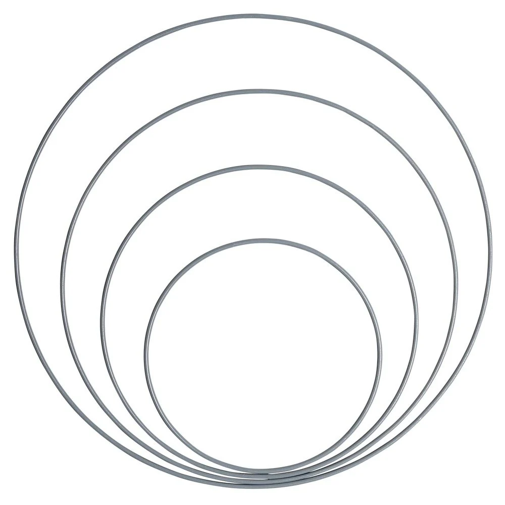 Metal Rings Mix (15, 20, 25 & 30 cm), 4 pcs.