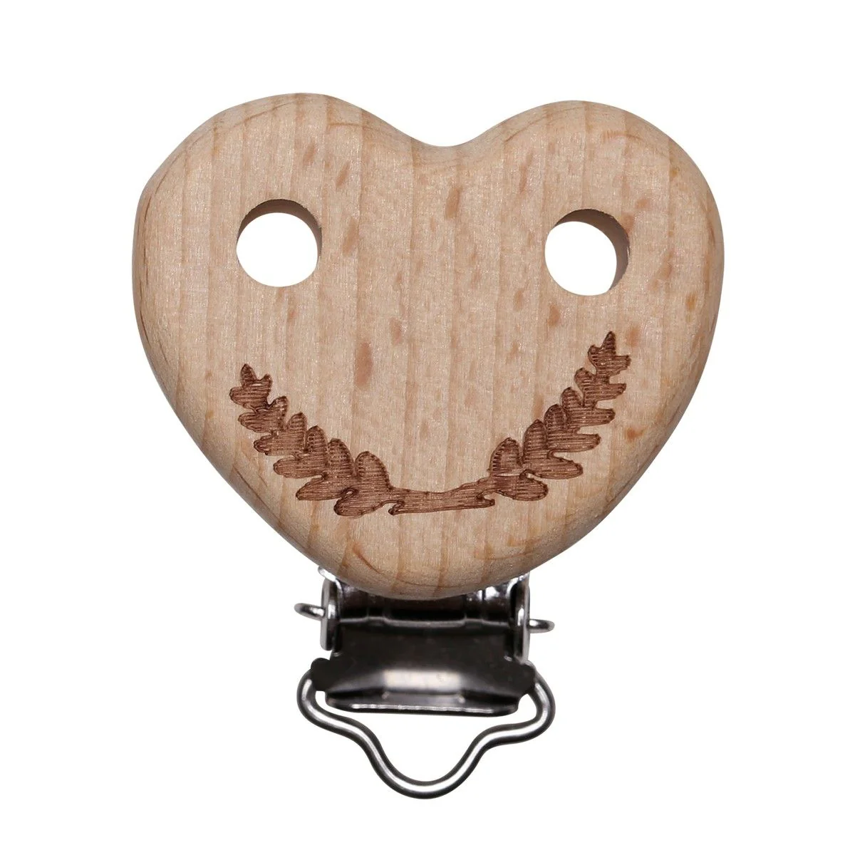 Suspender Clip w/holes â Heart