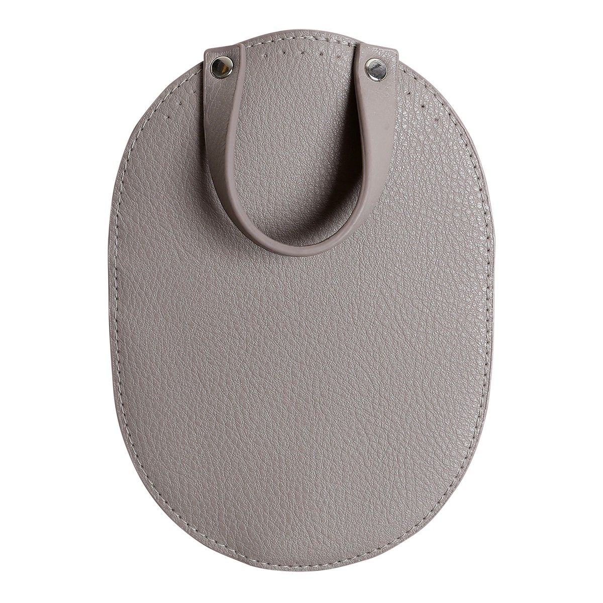 Bag Flap for Metal Lock - Beige/Silver