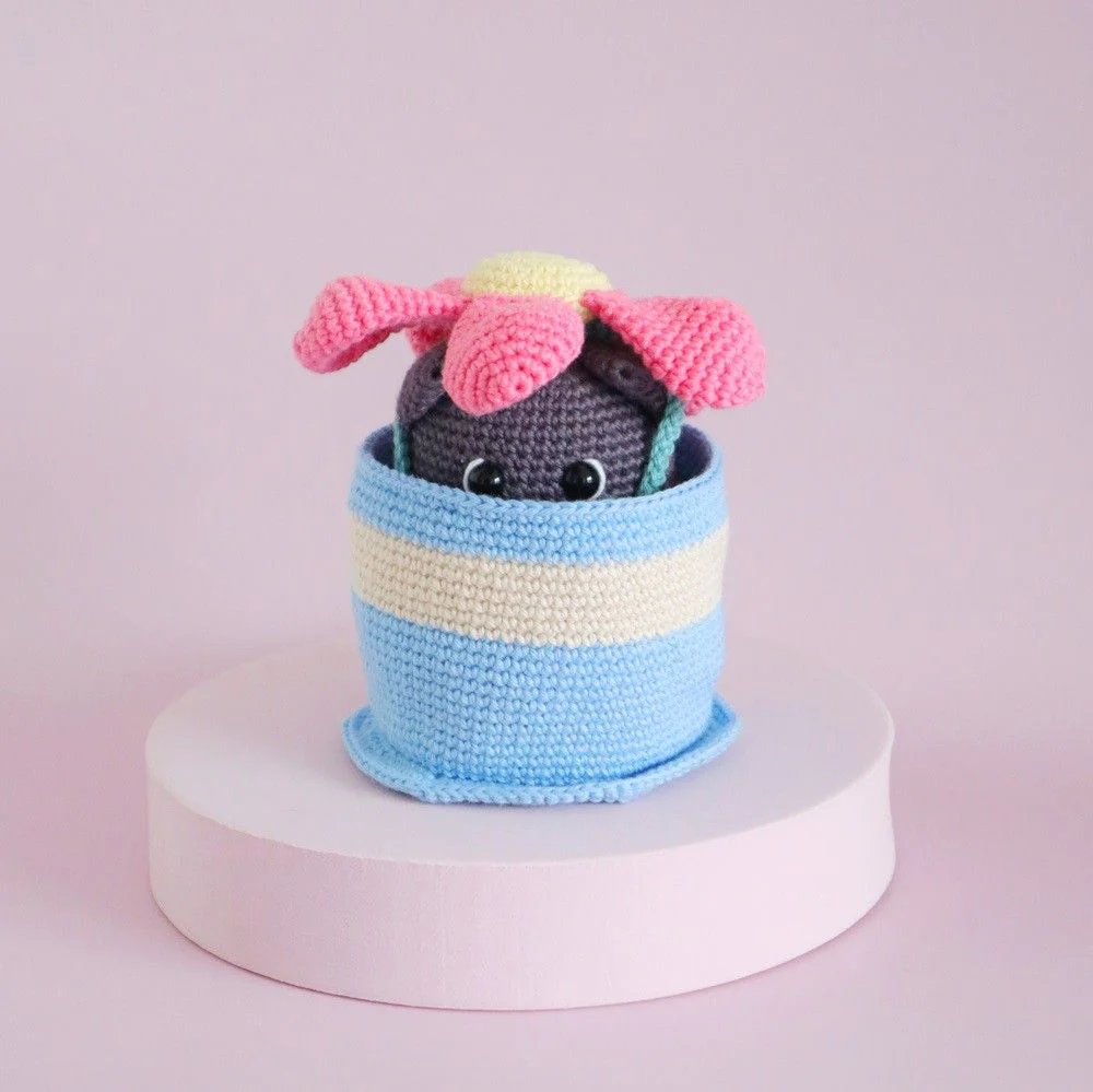 Pot Pet Kitty - Amigurumi