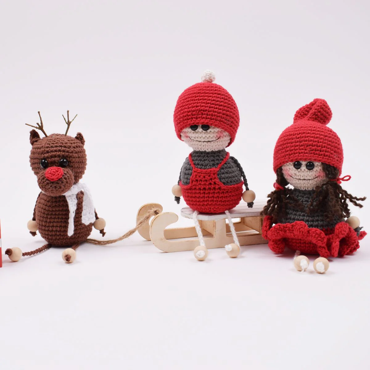 Crocheted Elf Kids