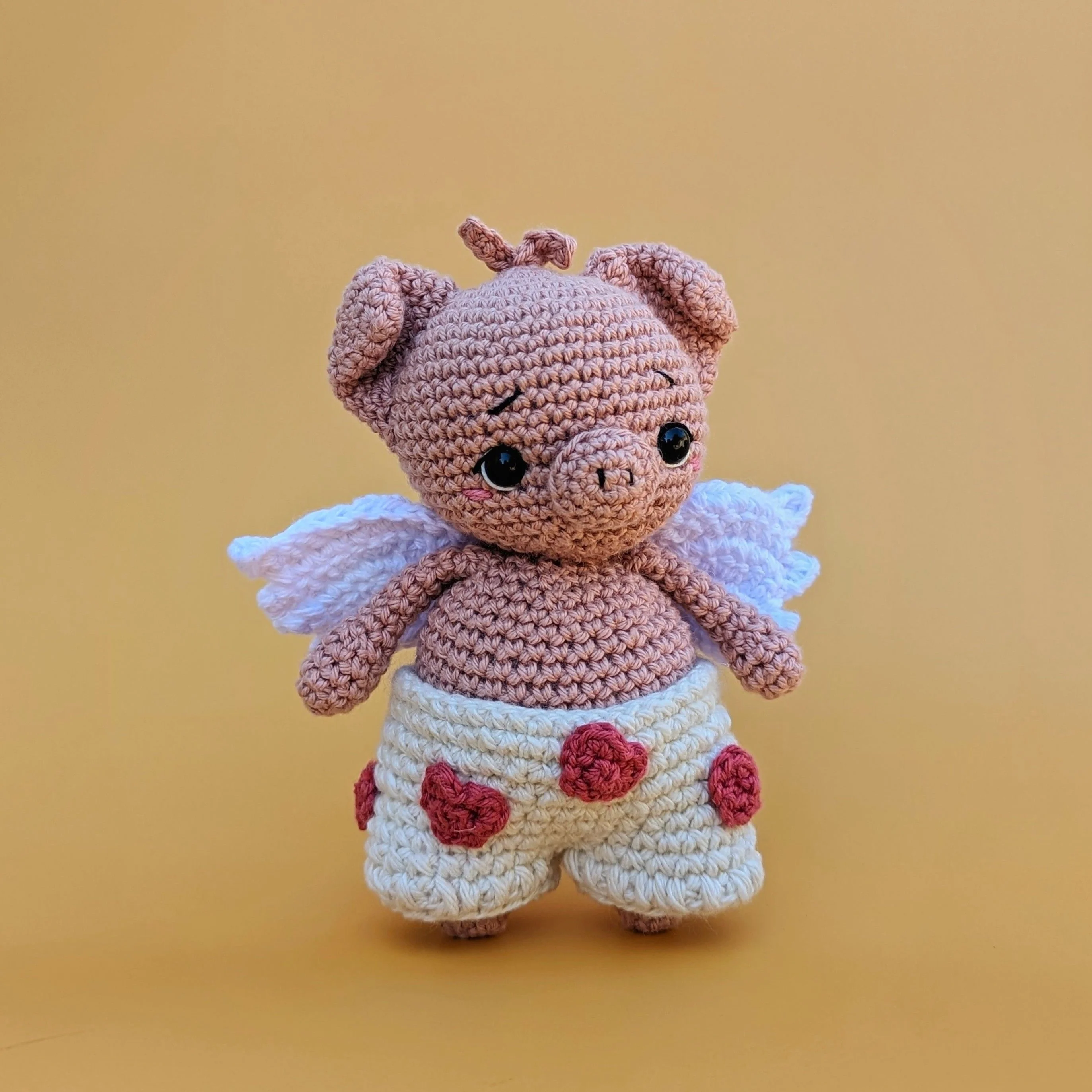 Cupid Piglet - Amigurumi