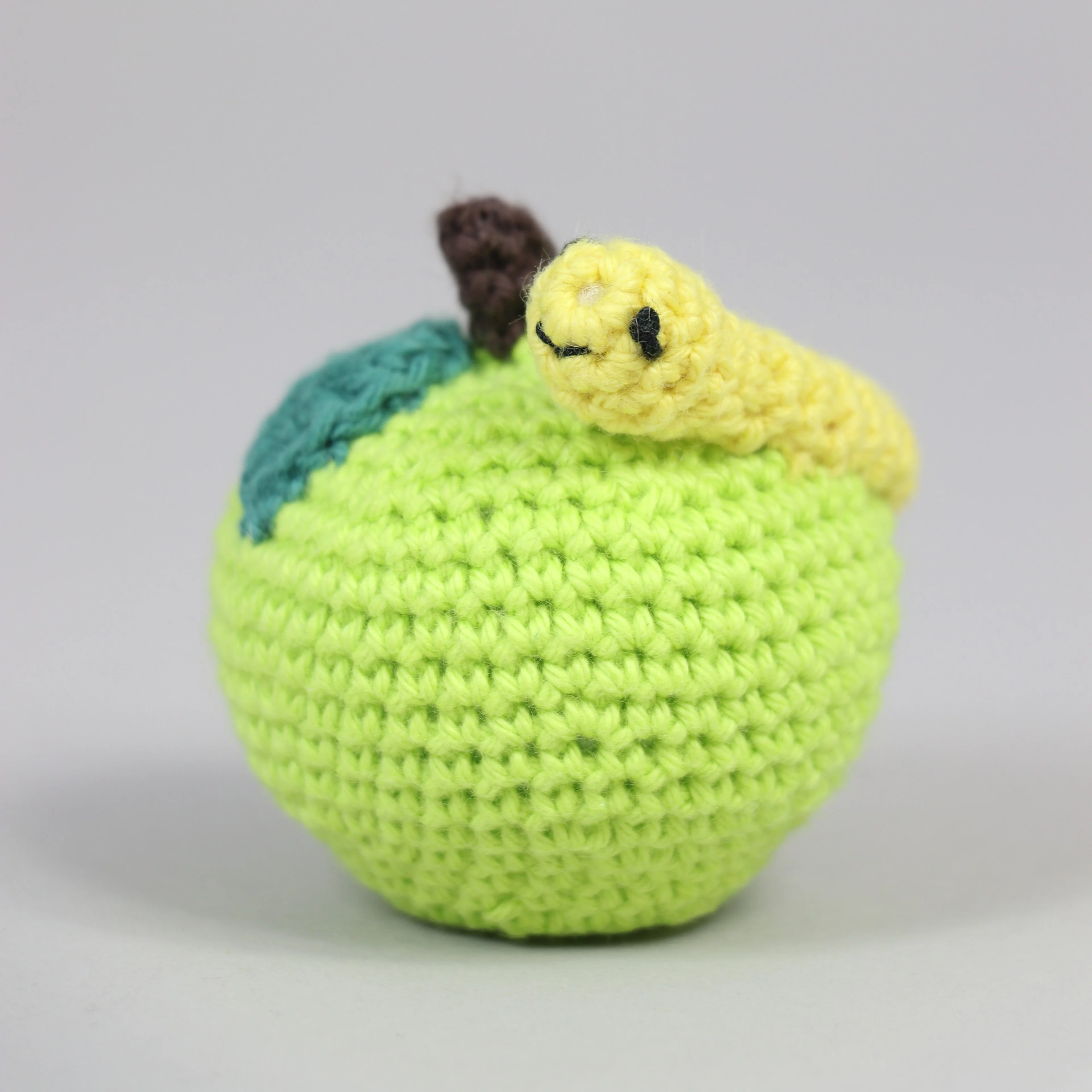 Apple with Worm