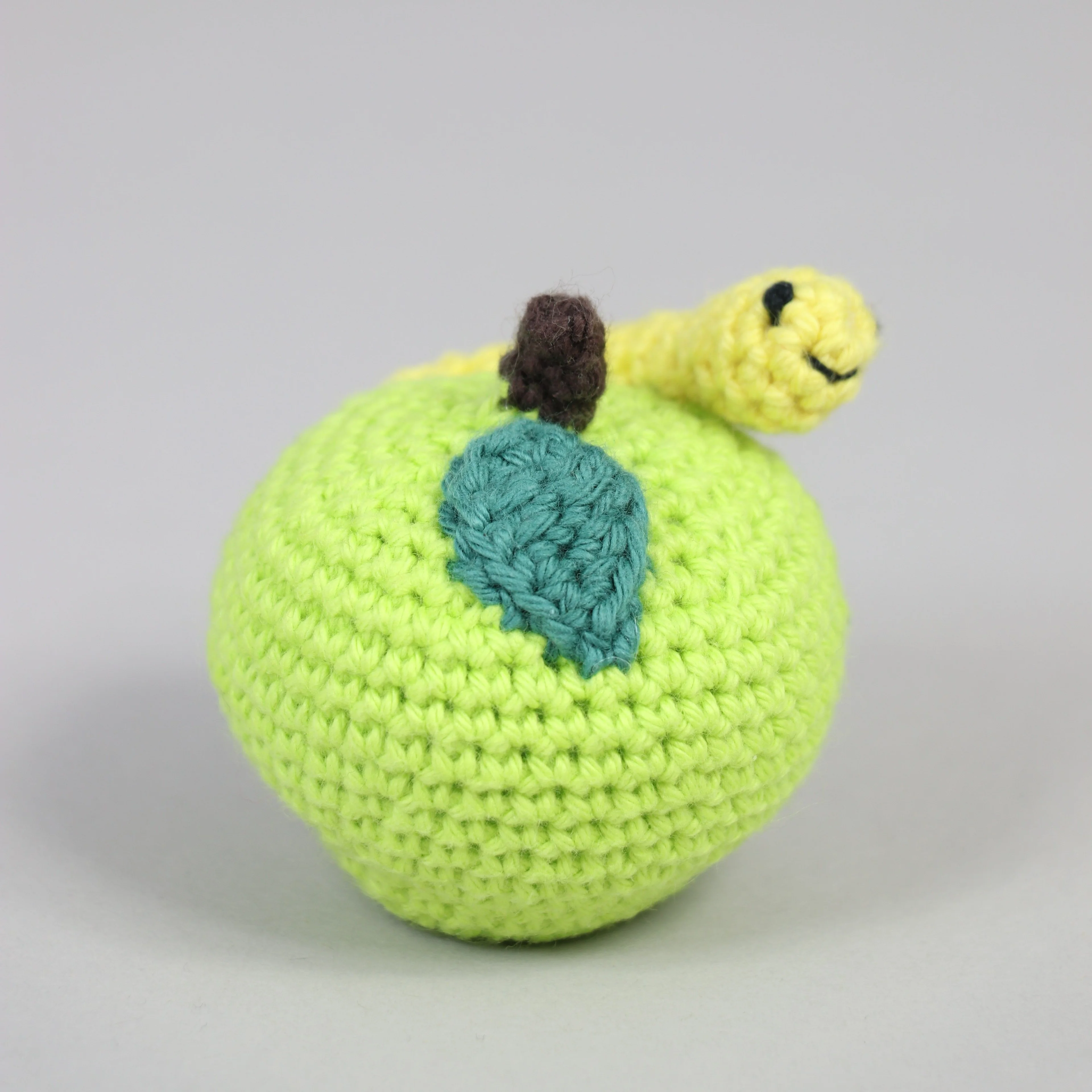 Apple with Worm