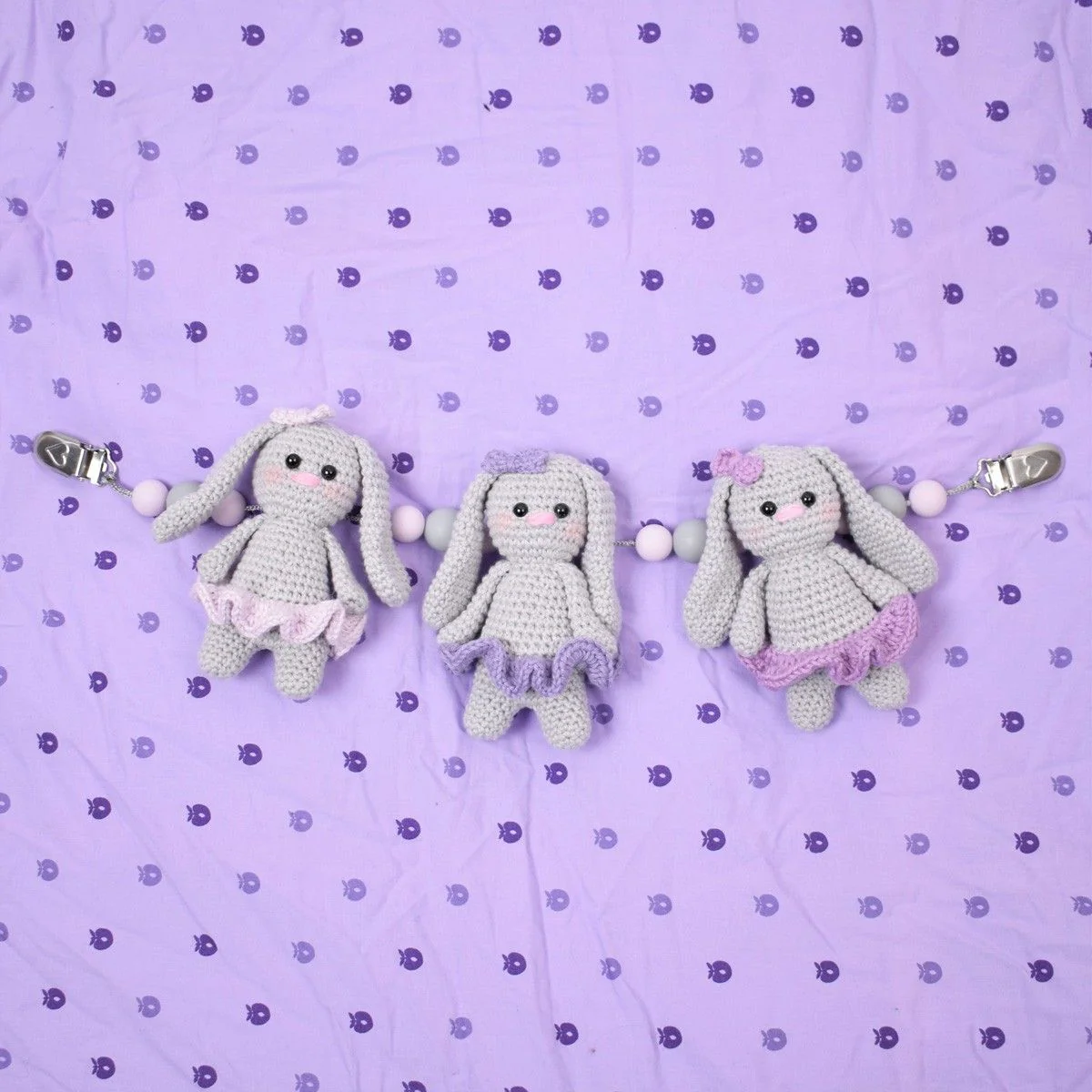 Baby Bunnies â Pram chain â Girls