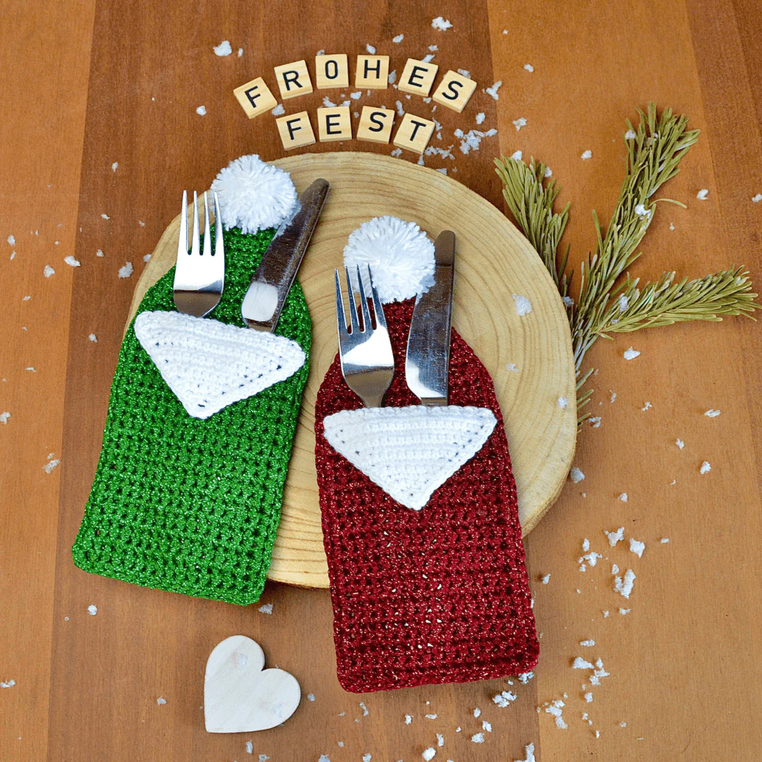 Christmas Gnome - Cutlery Bag