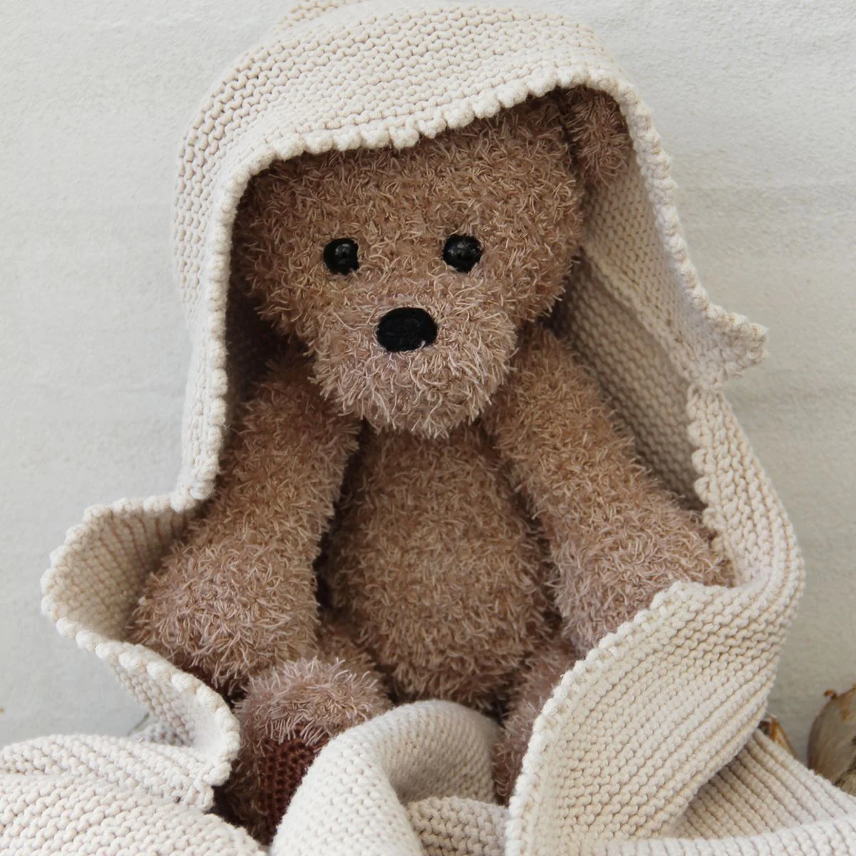 Teddy and blanket