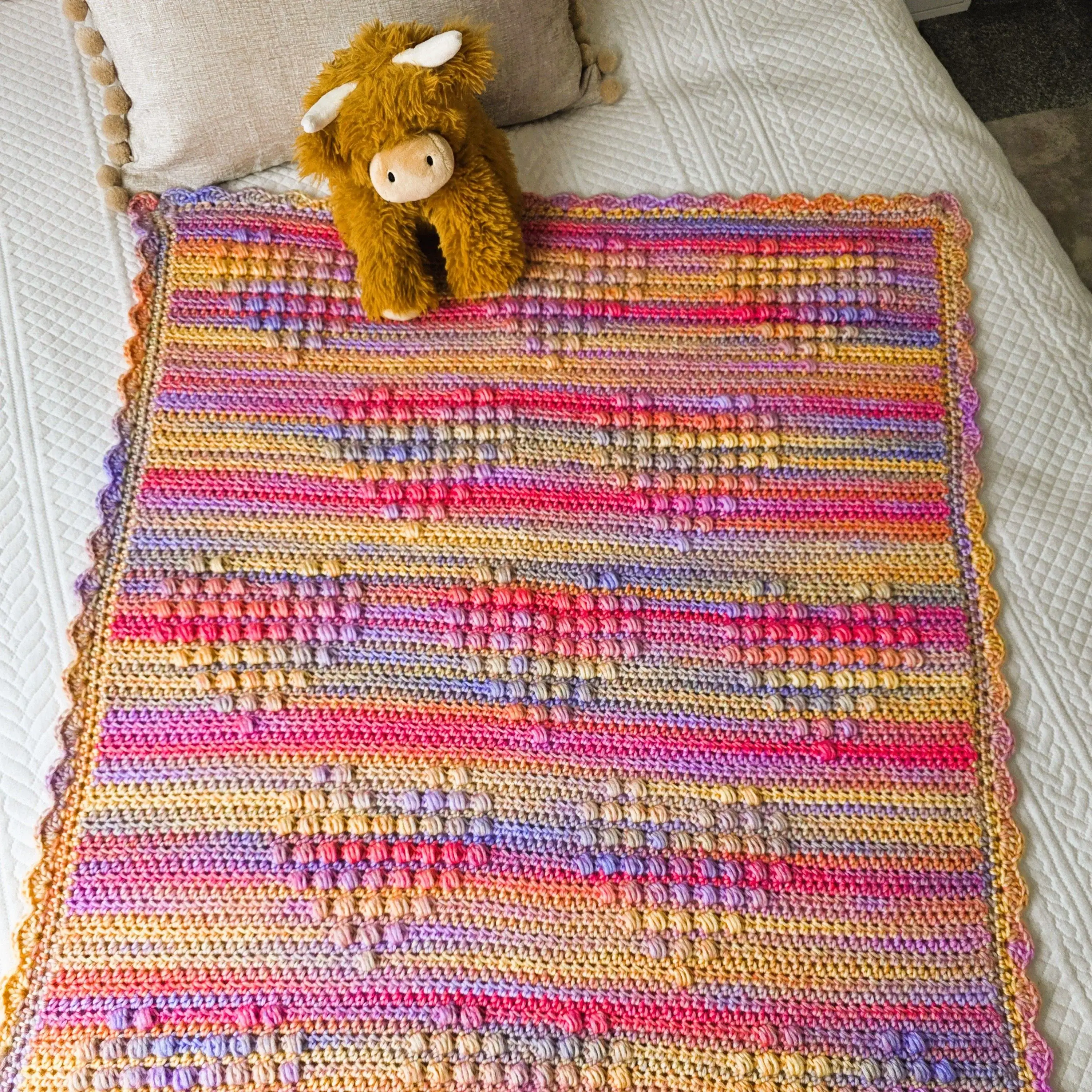 Hugs and Hearts - Baby Blanket