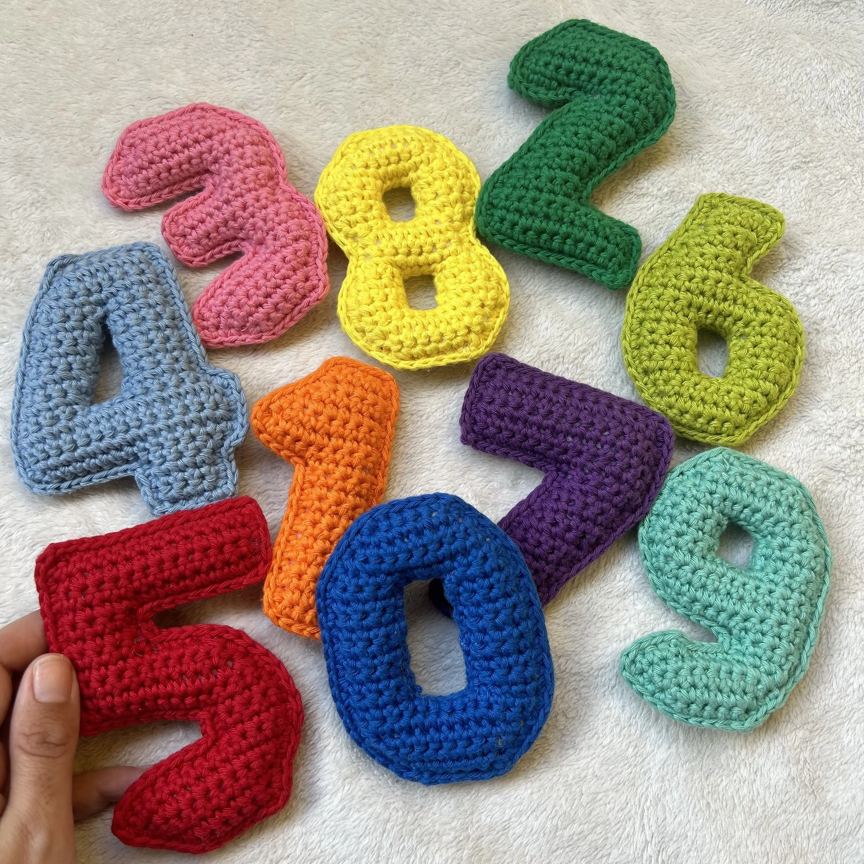 1 2 3 Crochet - Numbers