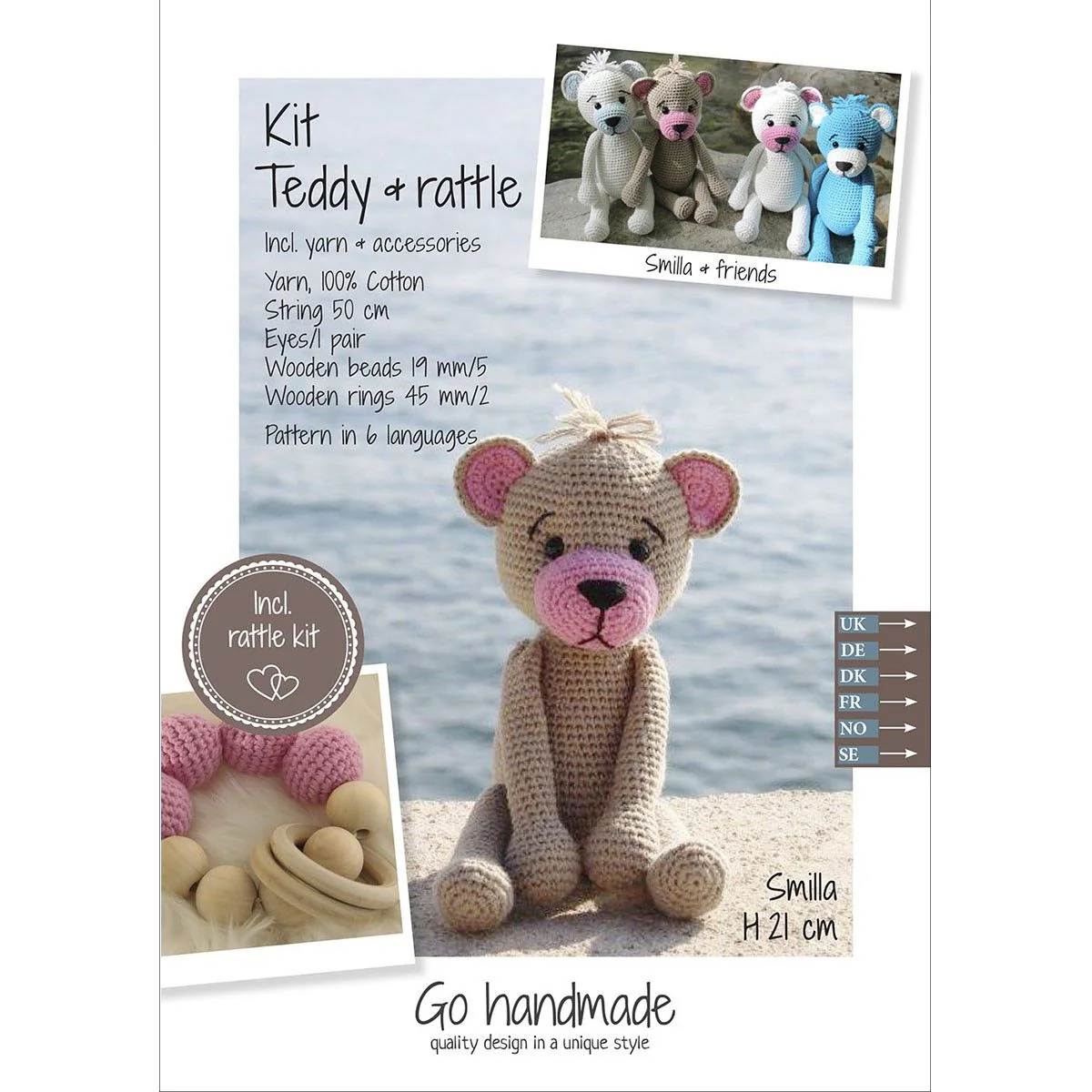 Pattern Pack (Crochet) - Teddy & Rattle