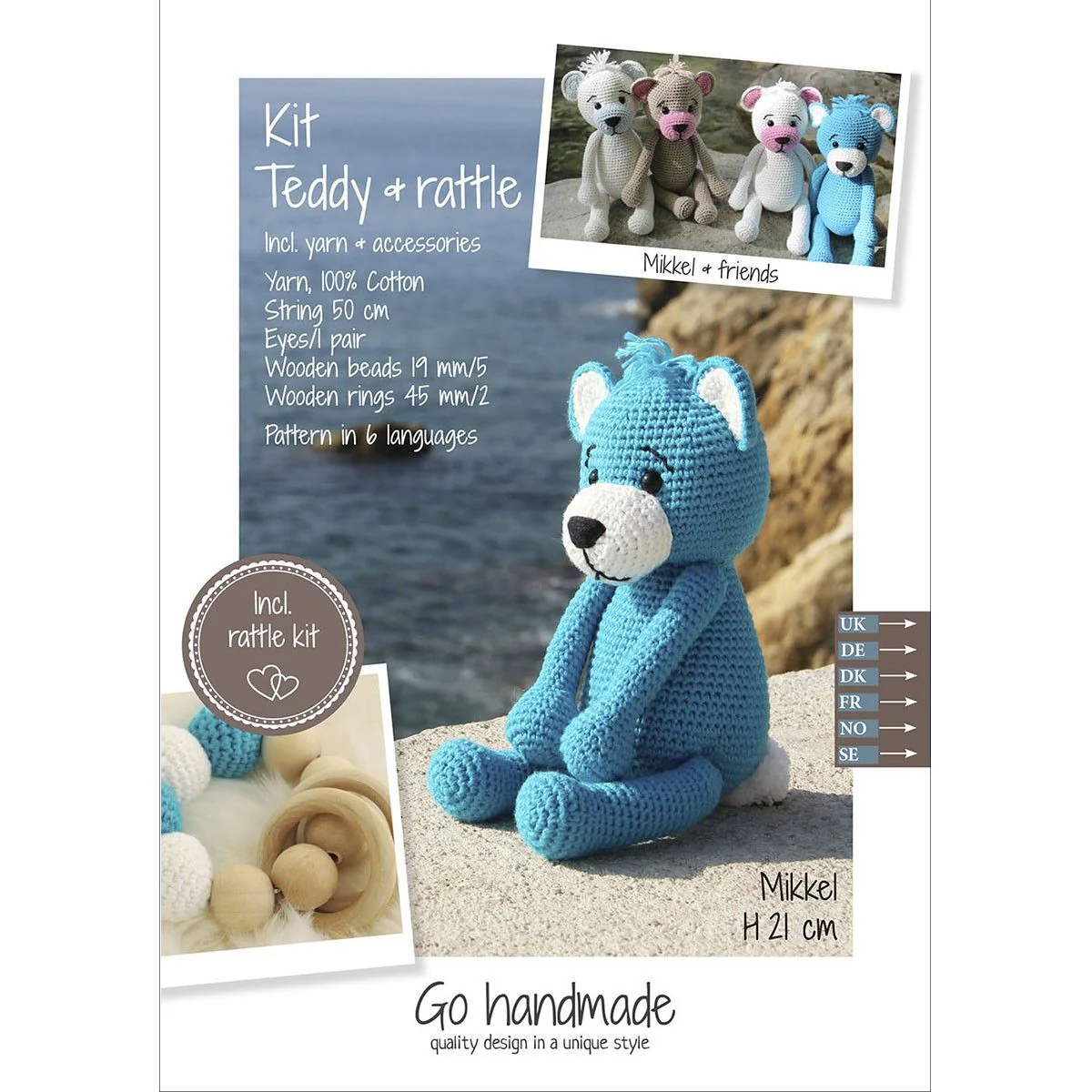 Pattern Pack (Crochet) - Teddy & Rattle