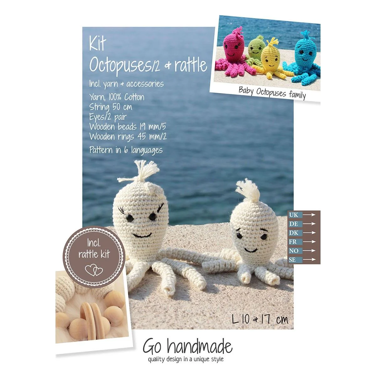Pattern Pack (Crochet) - Octopus & Rattle