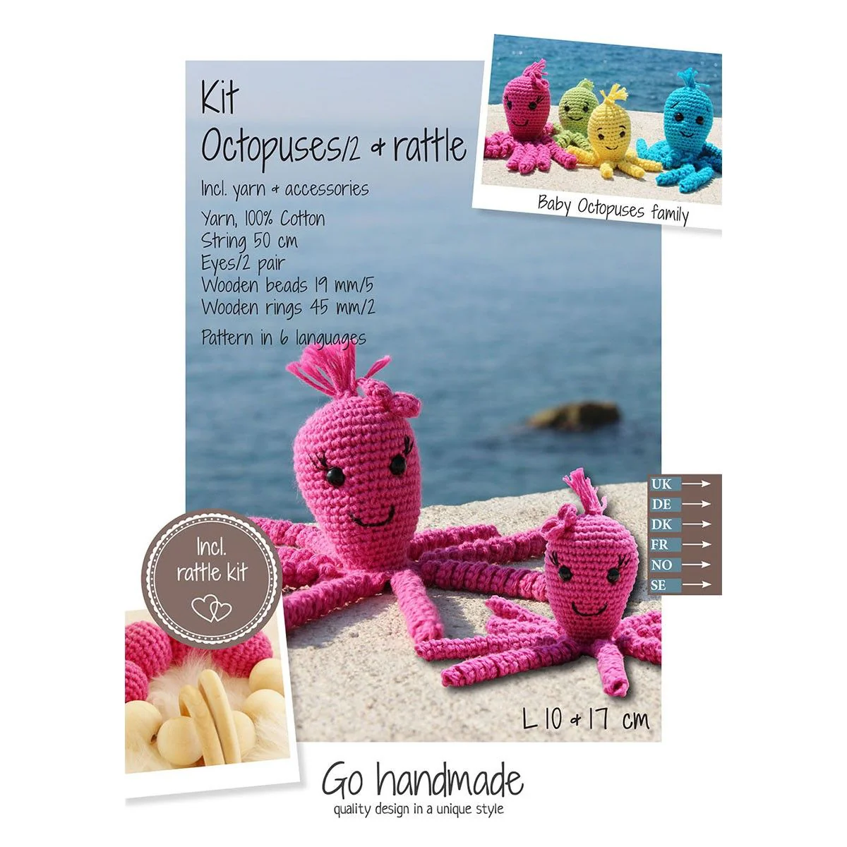 Pattern Pack (Crochet) - Octopus & Rattle