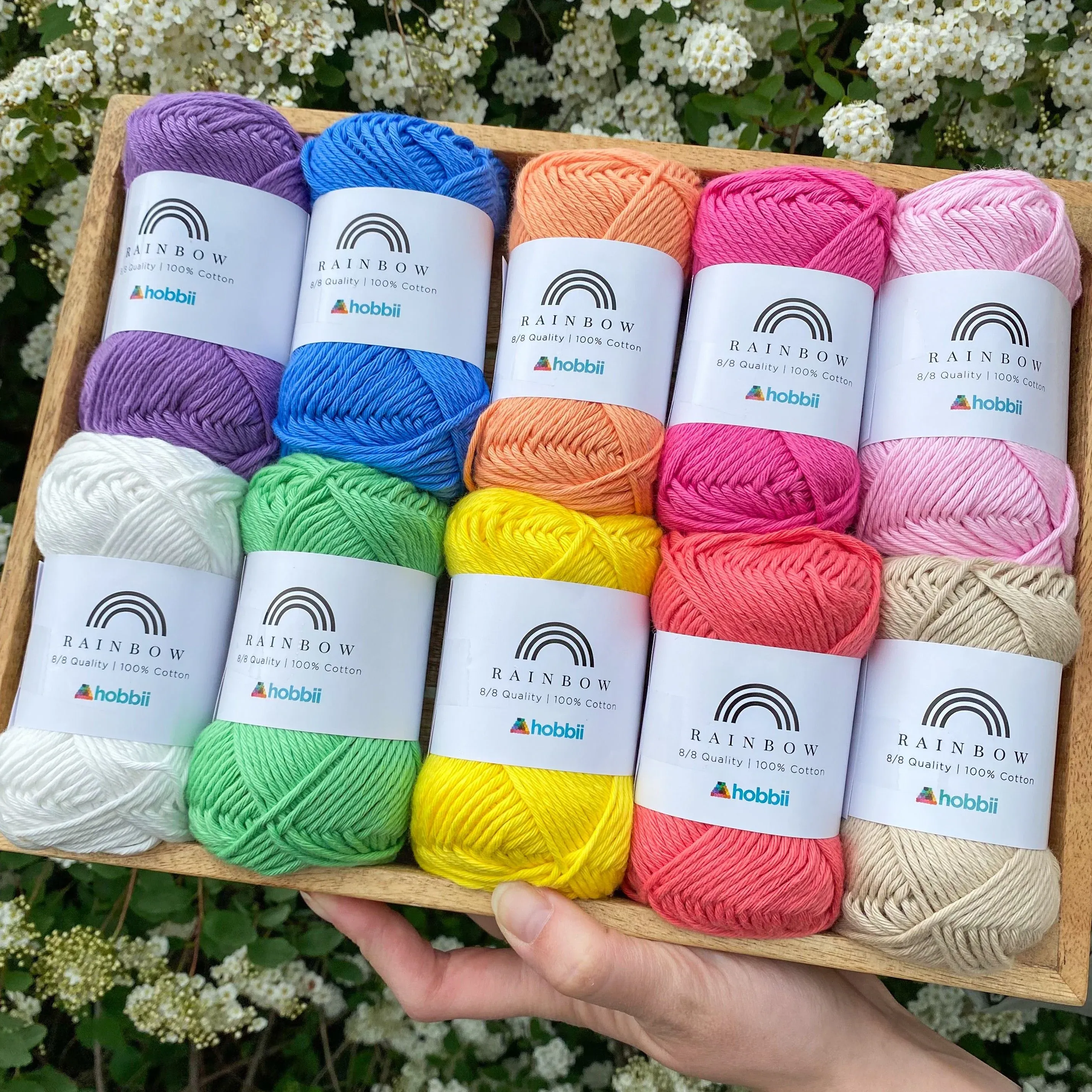 Rainbow Cotton 8/8