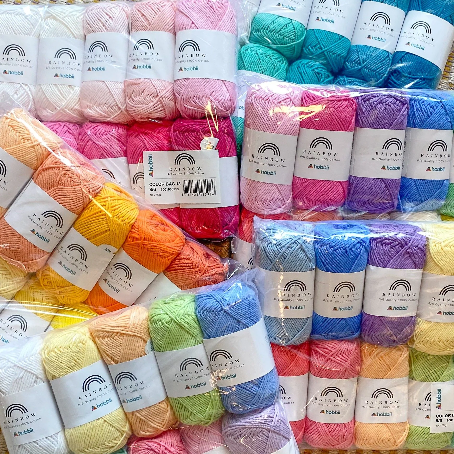 Rainbow Cotton 8/6 Color Pack