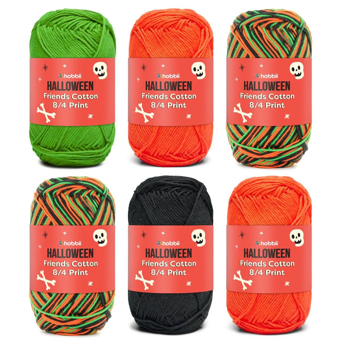 Friends Cotton 8/4 Print Halloween Color Pack (Limited Edition)