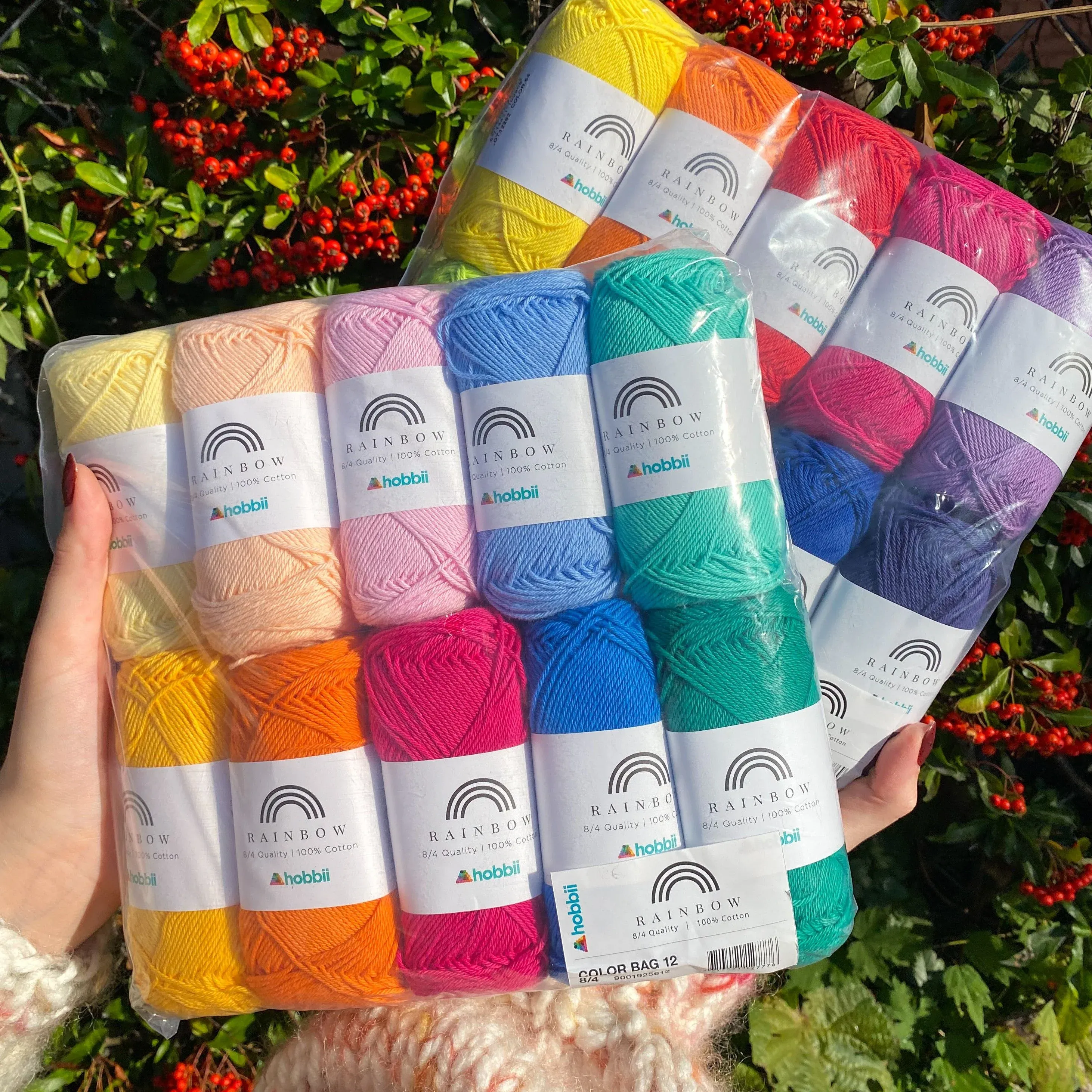 Rainbow Cotton 8/4 Color Pack