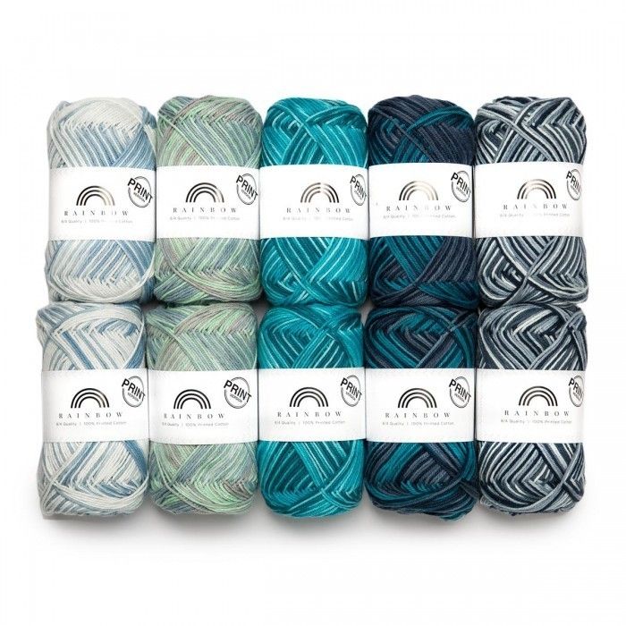 Rainbow Cotton 8/4 Print Color Pack