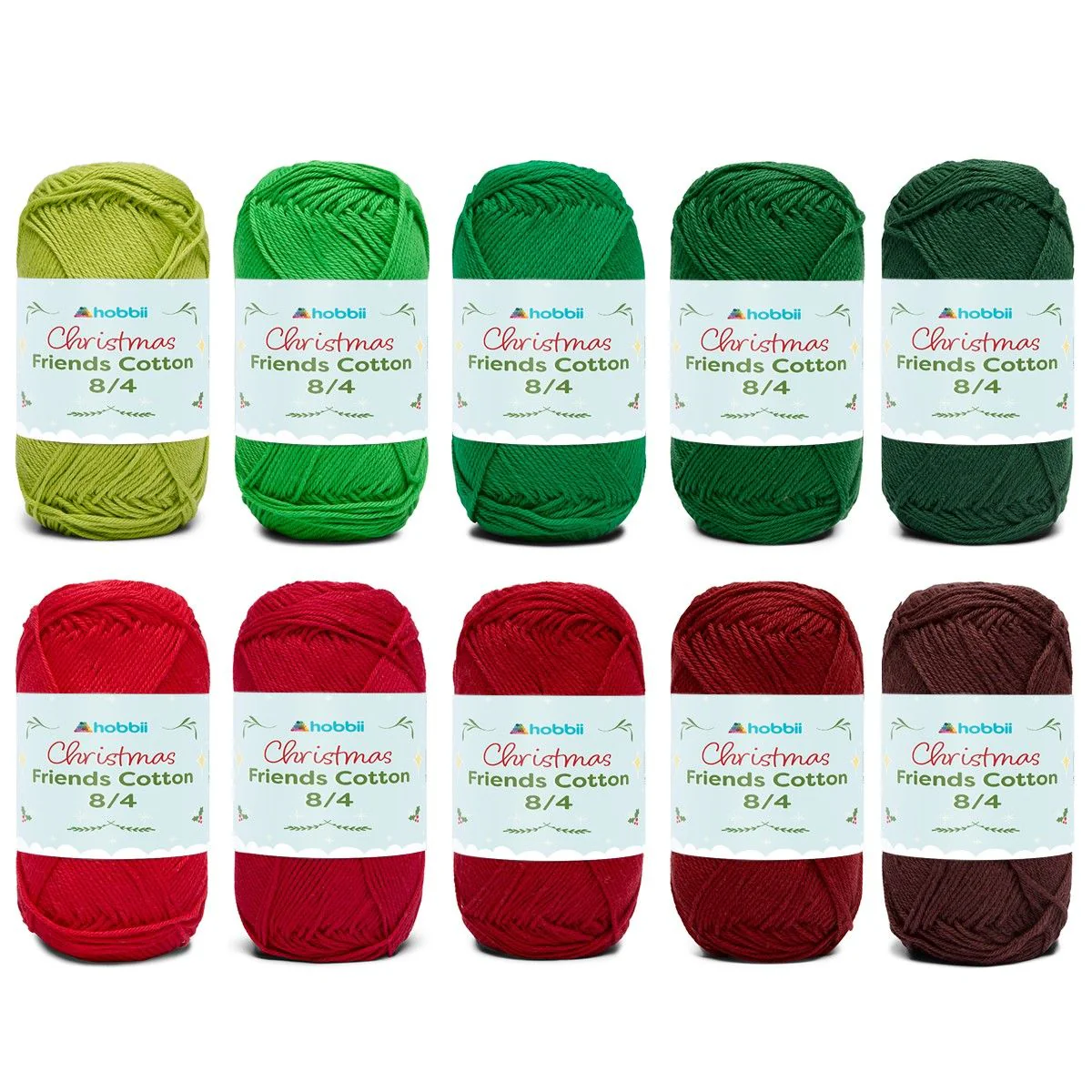 Friends Cotton 8/4 Christmas Color Pack (Limited Edition)